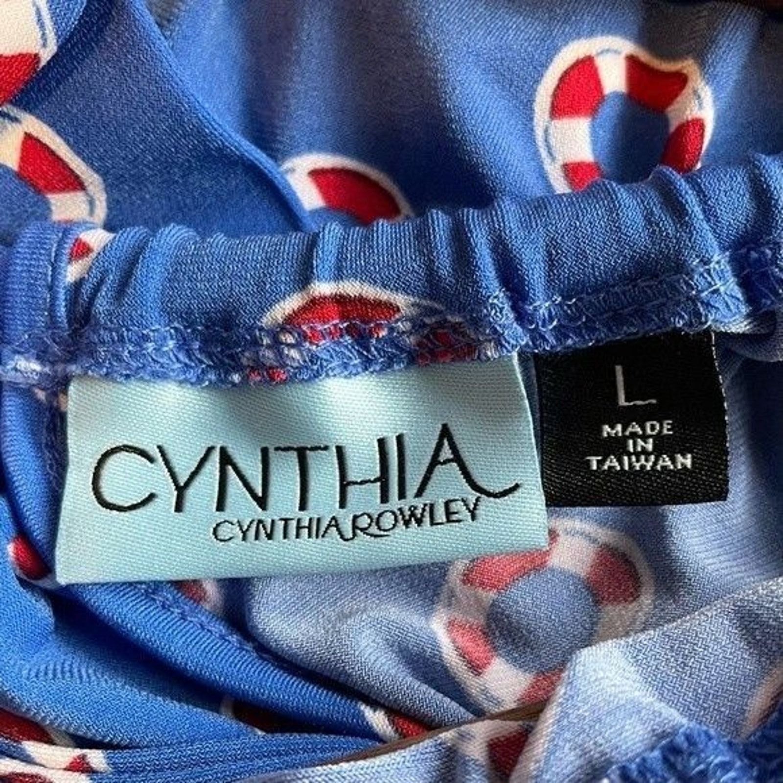 Cynthia Rowley Cynthia Rowley Womens Nautical Sleeveless Halter Size Large Size L / US 10 / IT 46 - 4 Thumbnail