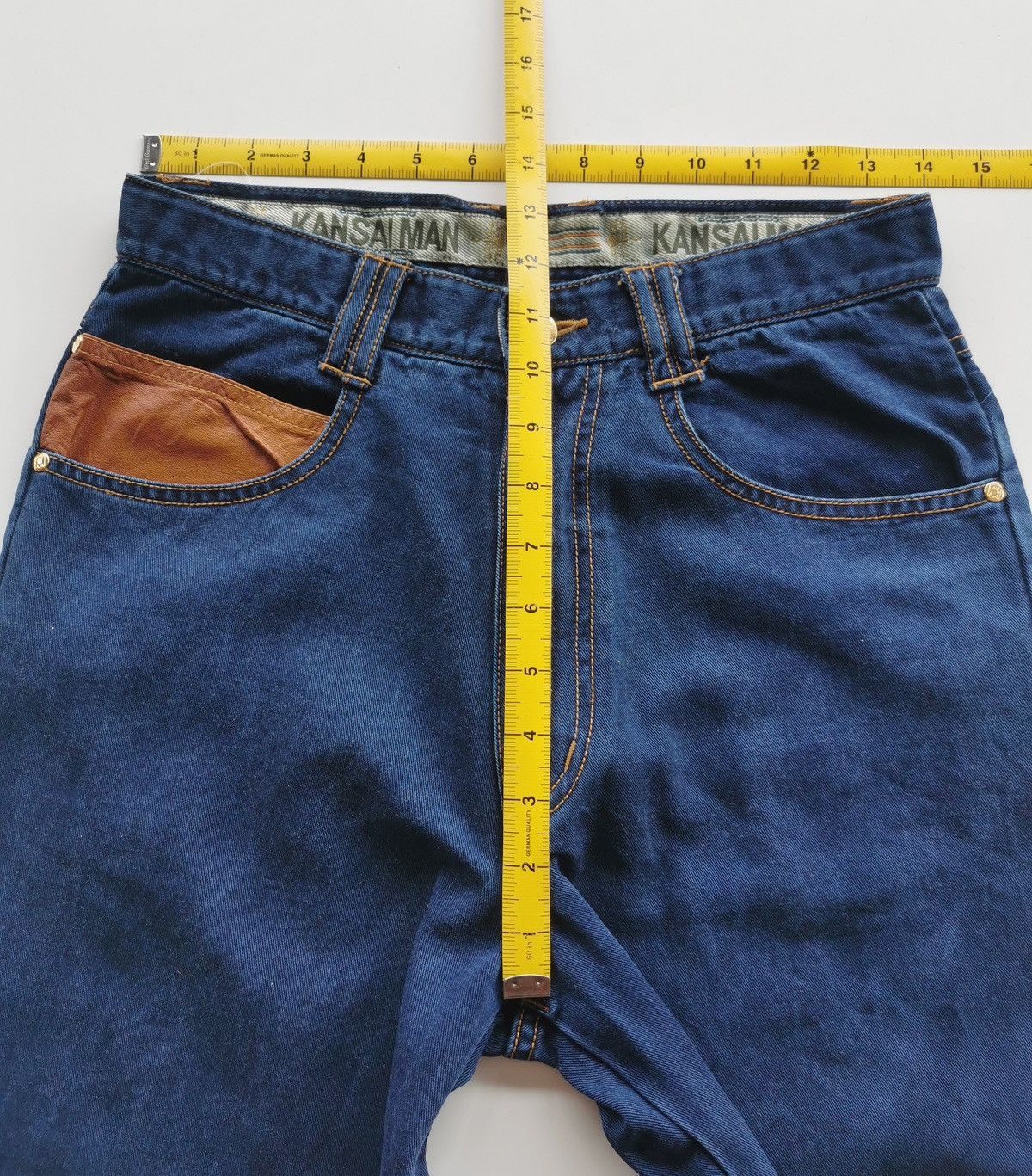 Kansai Yamamoto Vintage Kansai Man Embroidery Logo Jeans ( Size 28x43.5 ) Size US 28 / EU 44 - 16 Thumbnail