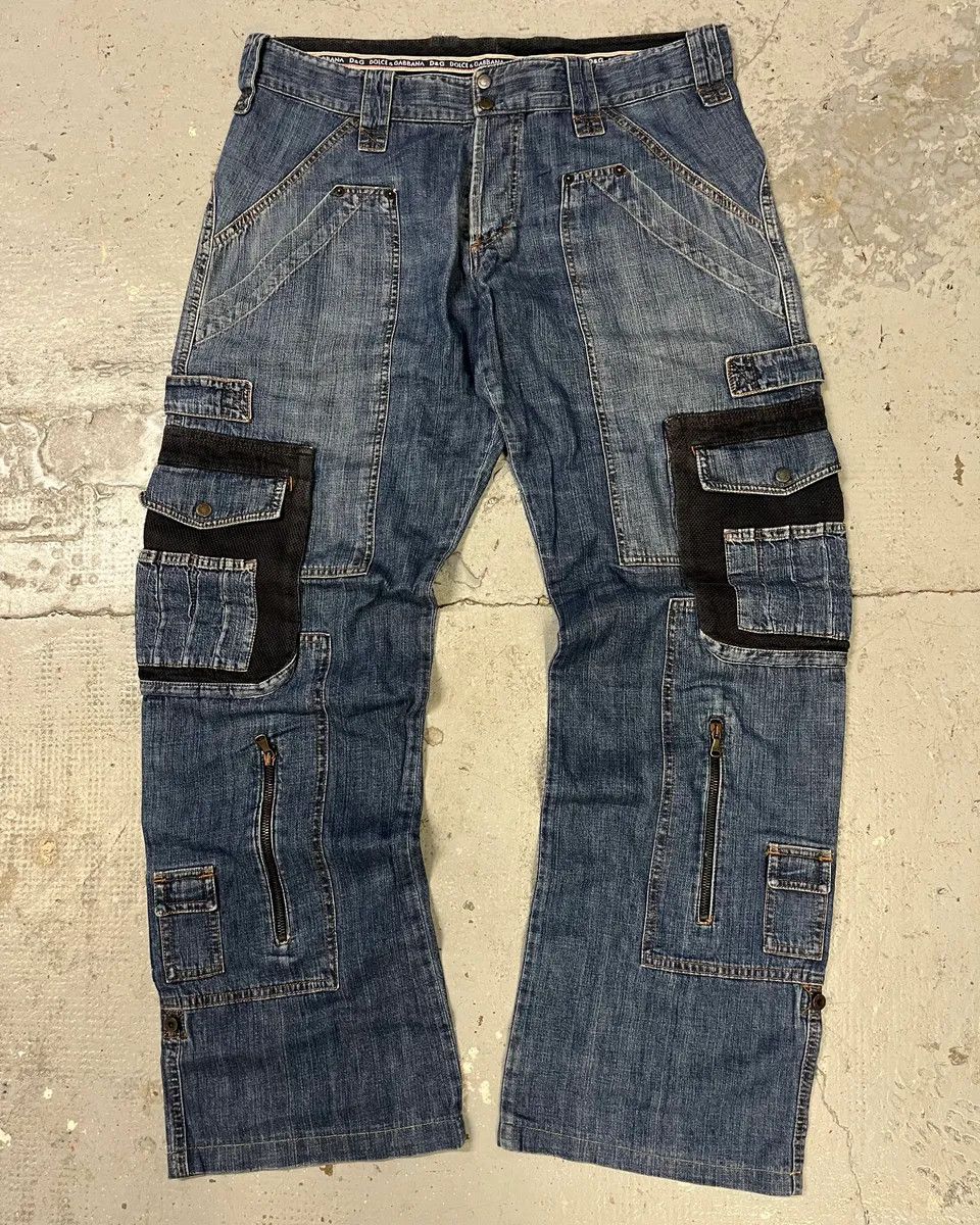 Dolce & Gabbana Hybrid Sweatpants Denim Jeans | Grailed