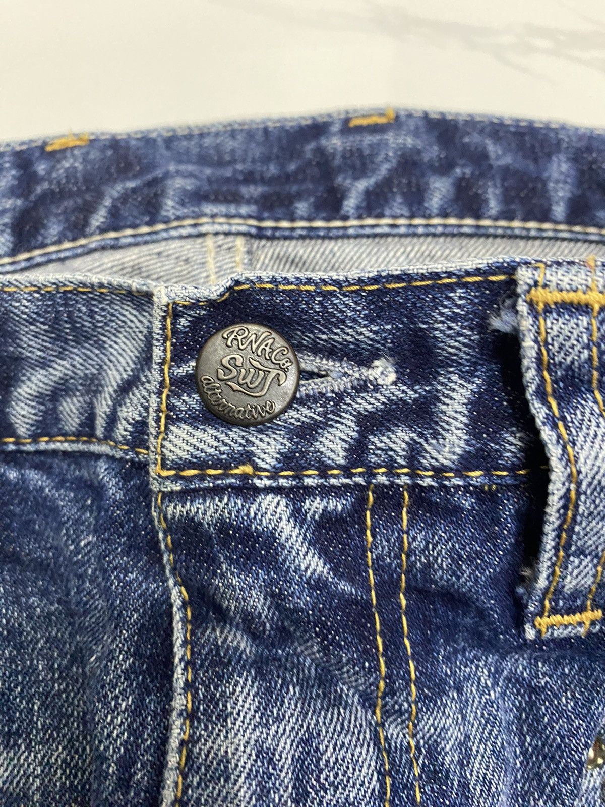 Hysteric Glamour 🔥RNA INC PUNK STUDDED DISTRESS DENIM UNDERCOVER STYLE JEAN Size US 32 / EU 48 - 8 Thumbnail