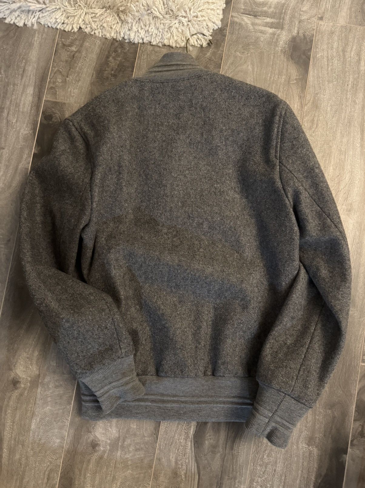 John Elliott John Elliott Asphalt Wool Bomber Size US XS / EU 42 / 0 - 5 Thumbnail
