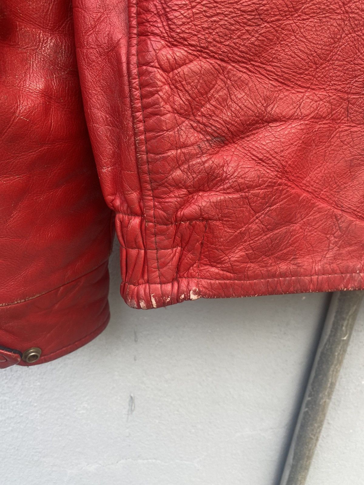 Vintage Vintage 81’ West Hill Football Leather Jacket Size US M / EU 48-50 / 2 - 21 Thumbnail