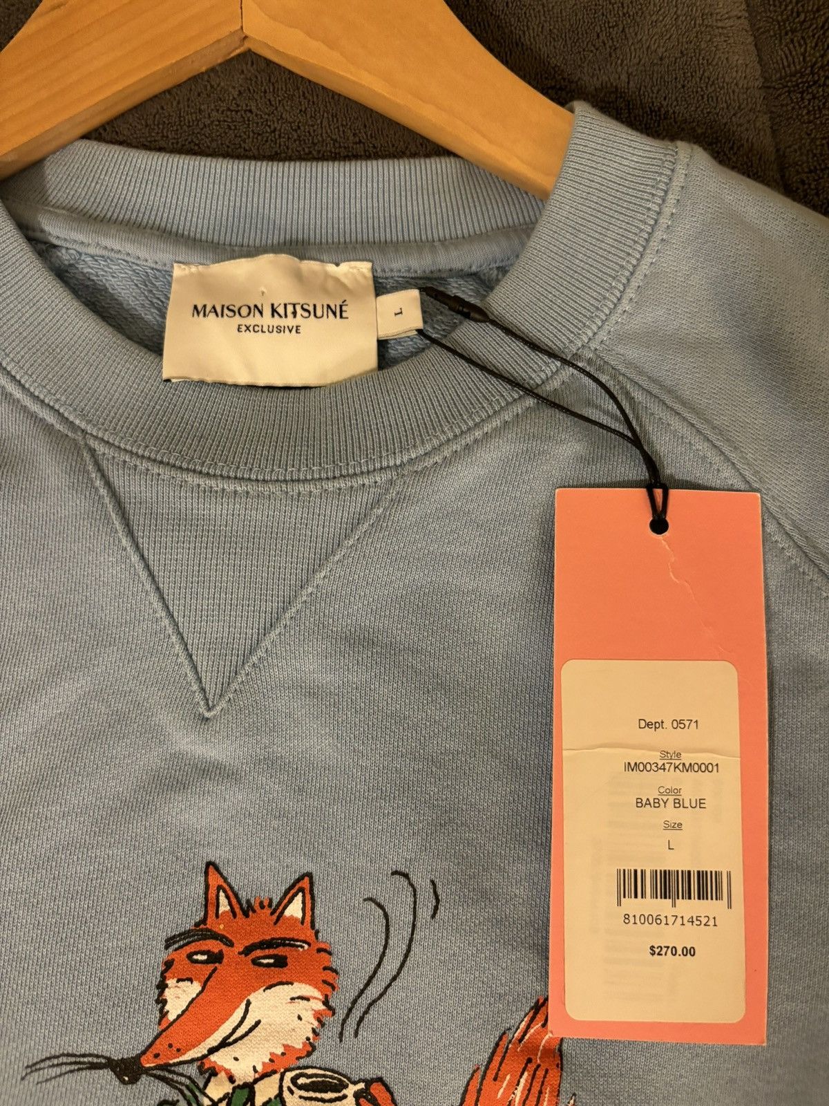 Maison Kitsune Maison Kitsuné NYC Fox Sweater Size US L / EU 52-54 / 3 - 3 Thumbnail