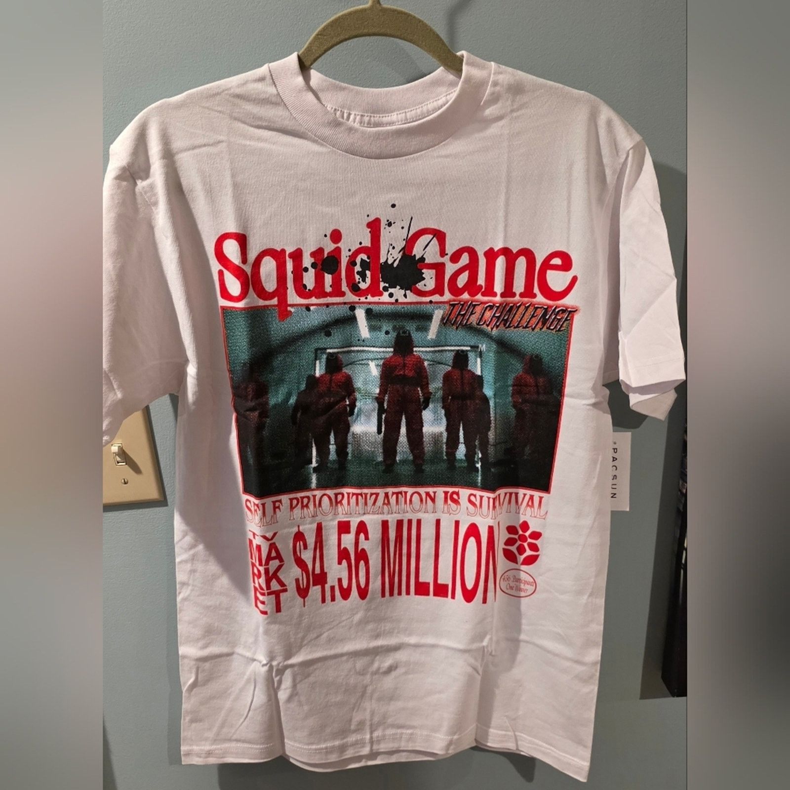 Pacsun PacSun Squid Game Graphic Tee Size US M / EU 48-50 / 2 - 1 Thumbnail
