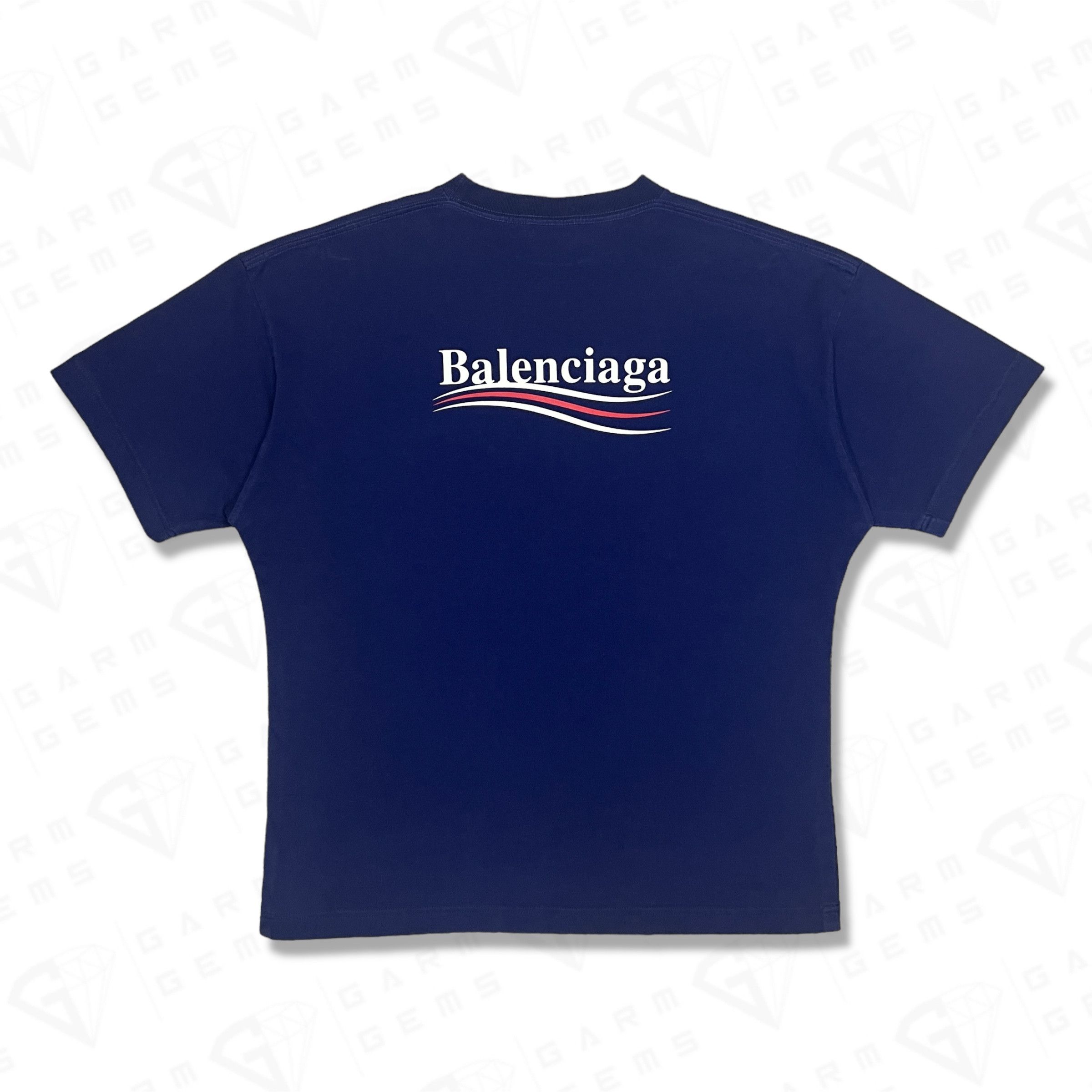 Balenciaga Balenciaga Political Campaign Logo T-Shirt Size US L / EU 52-54 / 3 - 2 Thumbnail