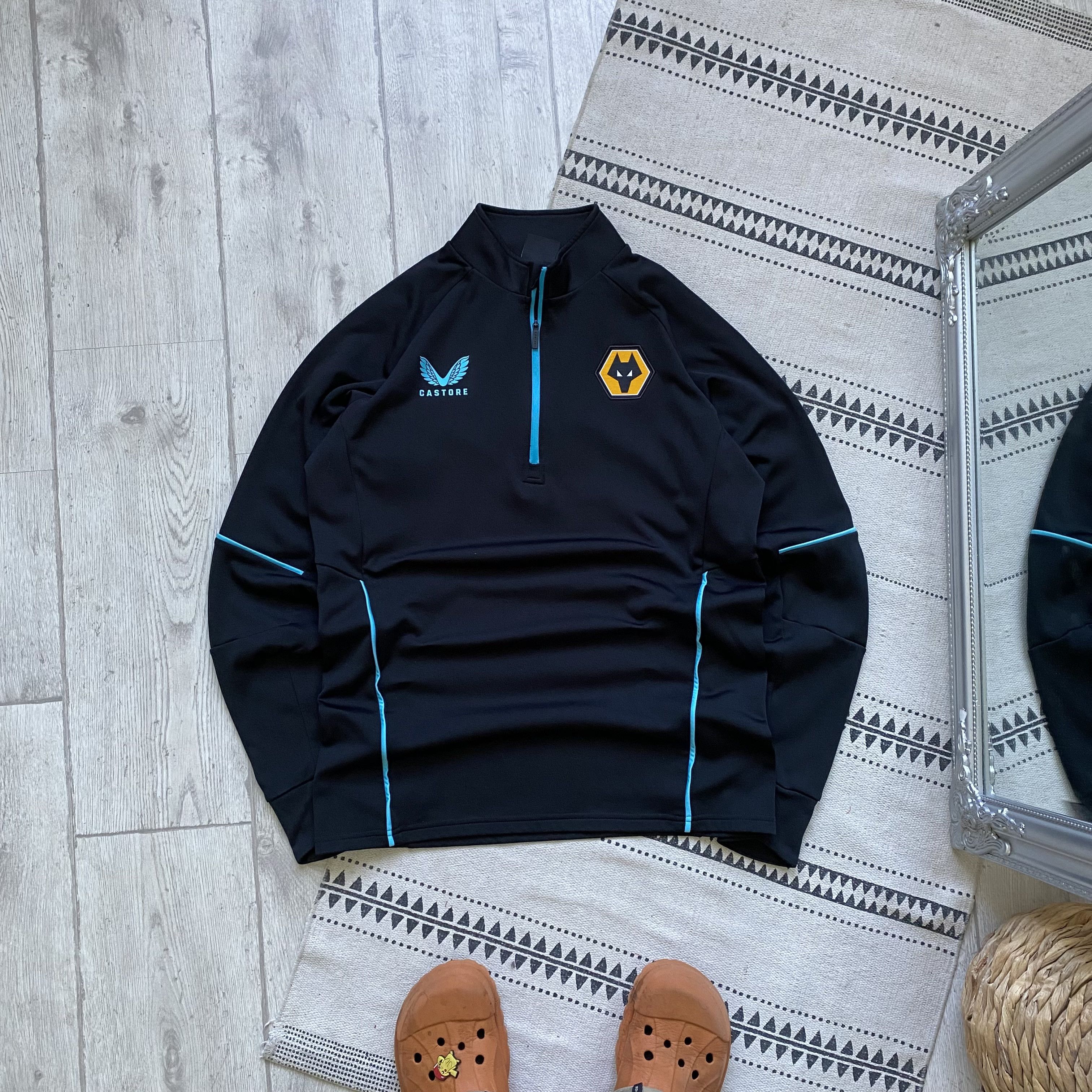 Adidas ⚽️ Blockore Wolverhampton jersey longsleeve wolves Drill Size US M / EU 48-50 / 2 - 1 Thumbnail