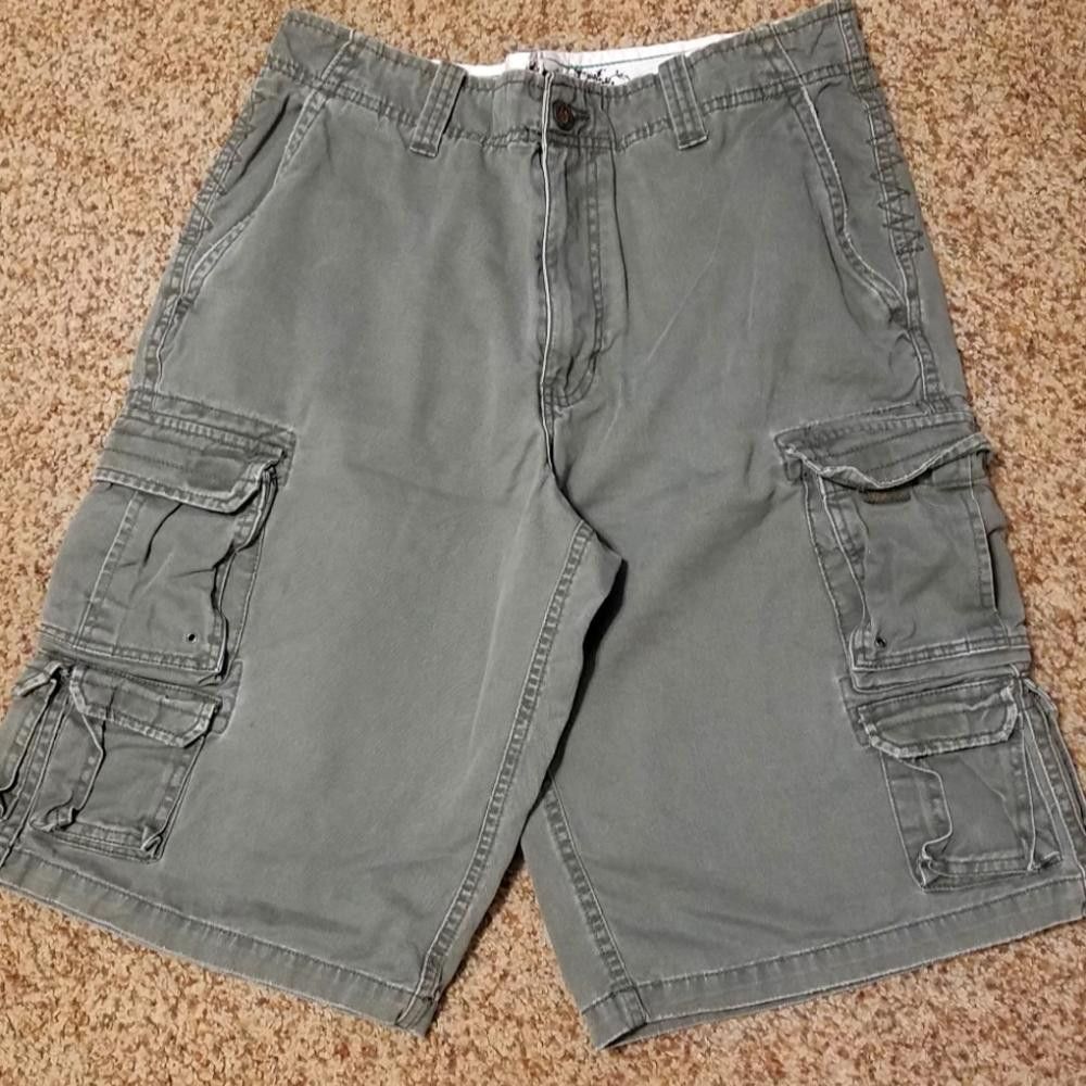 Route 66 Rout 66 Green Cargo Shorts Size 36 Size US 36 / EU 52 - 1 Thumbnail