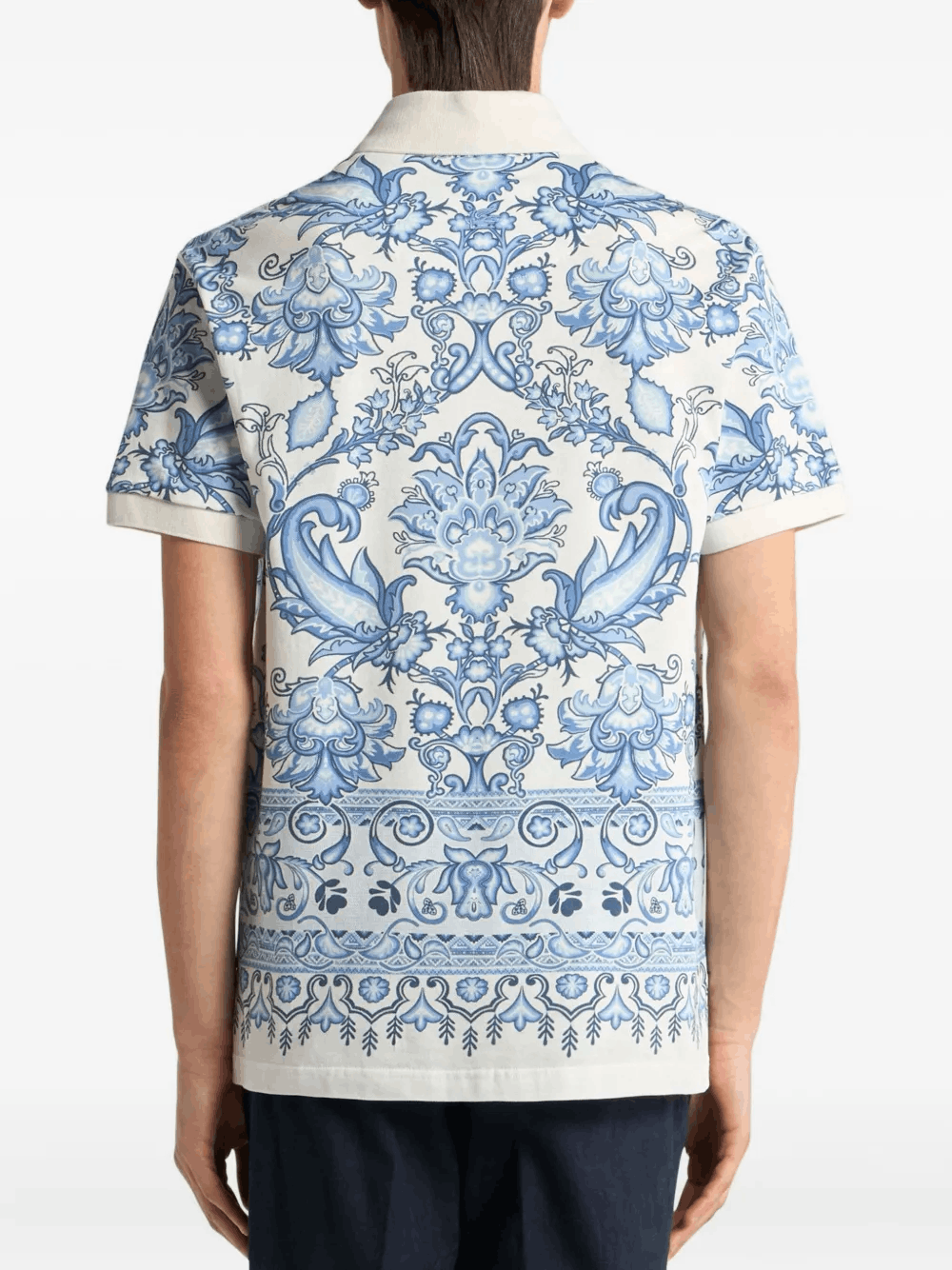 Designer × The Unbranded Brand Floral-Print Polo Shirt – Bold Botanical Pattern Polo Size US L / EU 52-54 / 3 - 3 Thumbnail
