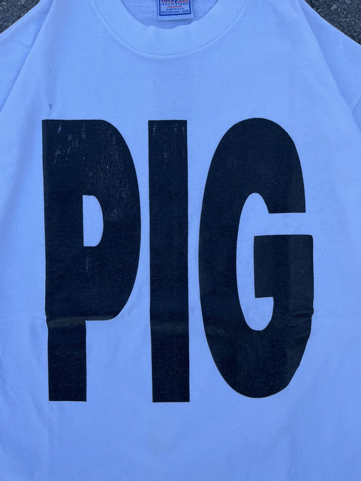 Band Tees Band tees x vintage 1997 PIG Raymond Watts black&white XL Size US XL / EU 56 / 4 - 5 Thumbnail