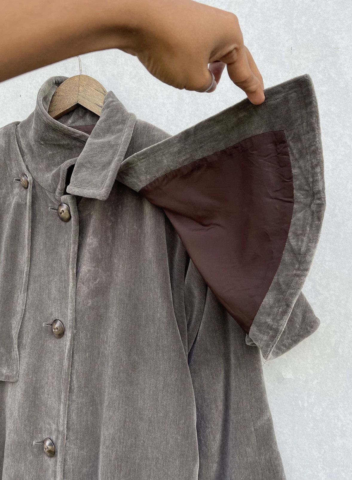 Beauty Beast × Japanese Brand 🔥Vintage Loris Azzaro Paris Overcoat Size L / US 10 / IT 46 - 9 Thumbnail