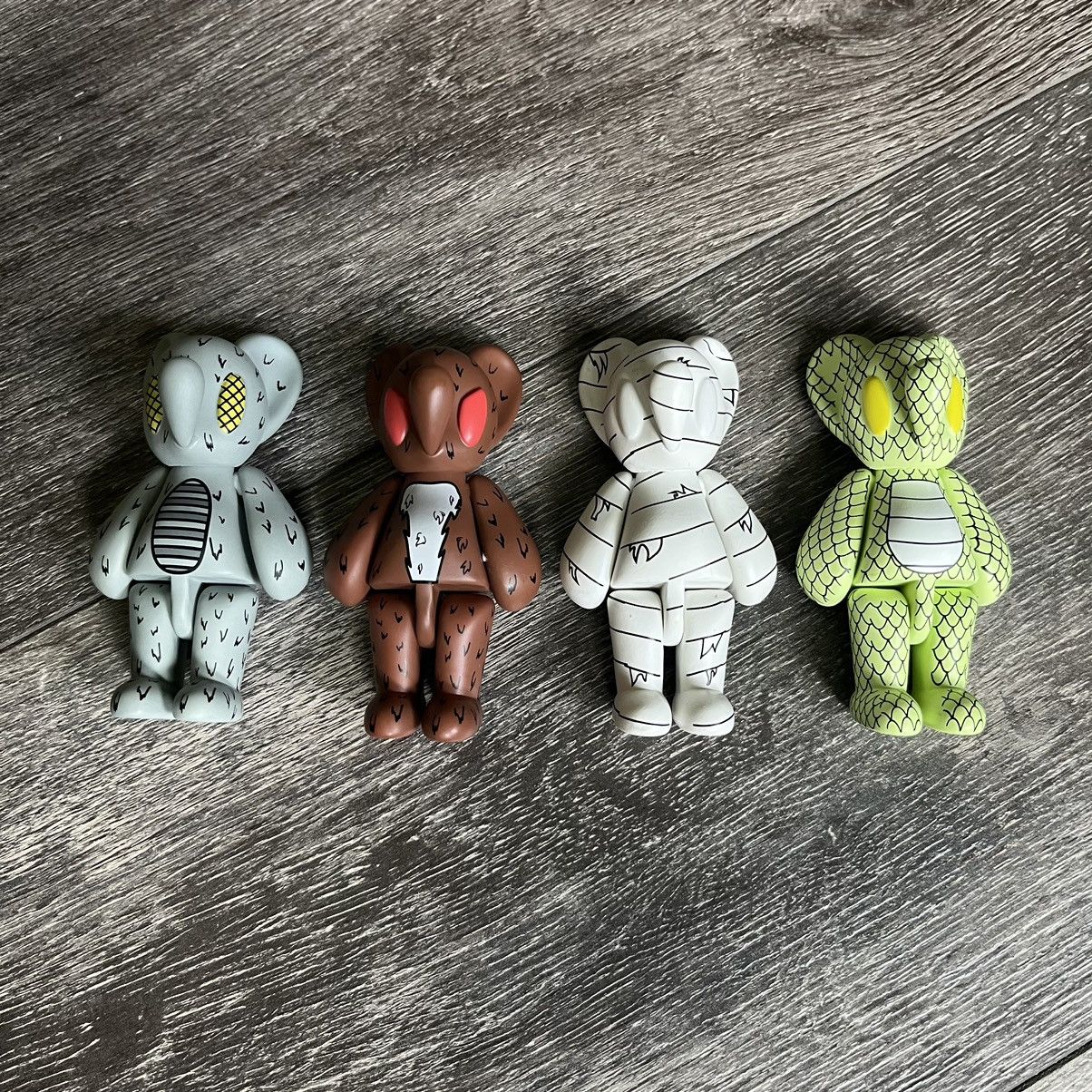 Father Steve Monsters and Beyond 4 Mouse Set Village Mice