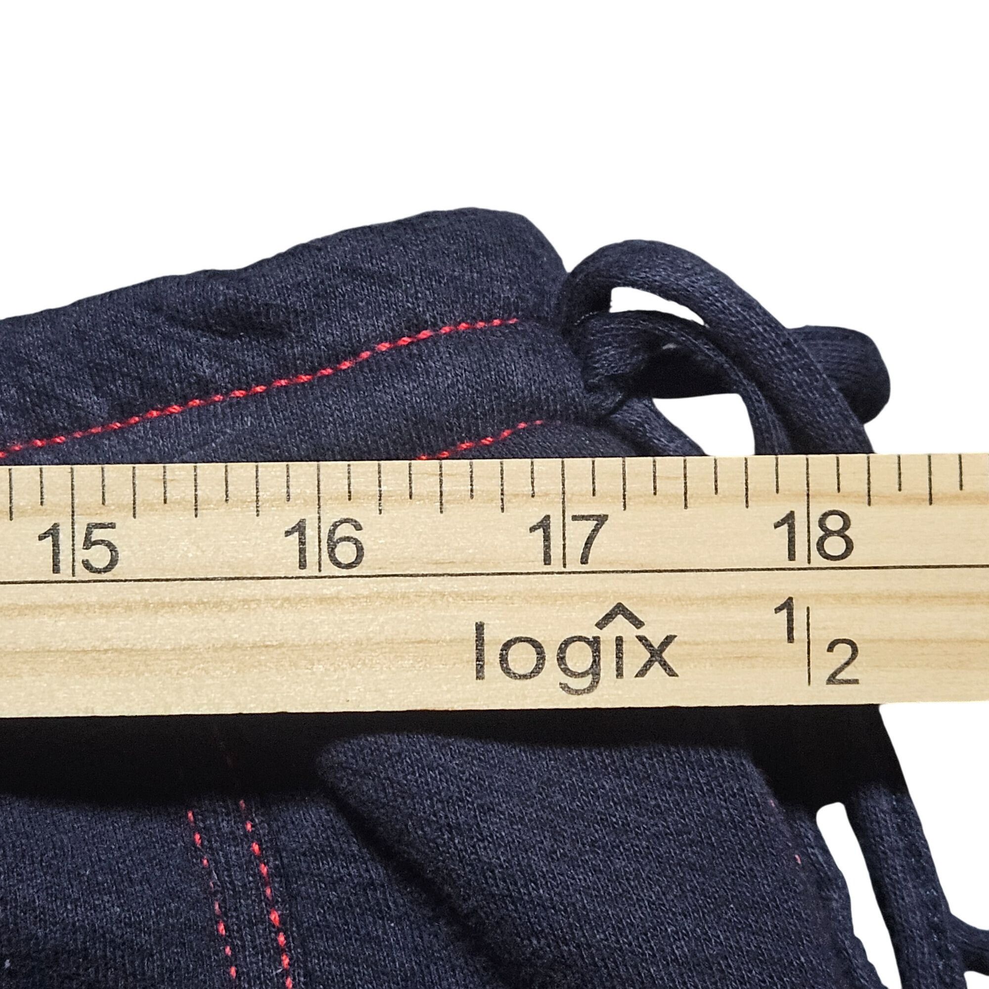 Anthropologie Anthropologie Pants Navy L Wide Leg Loungecore Soft Terry At Size 34" / US 12 / IT 48 - 5 Thumbnail