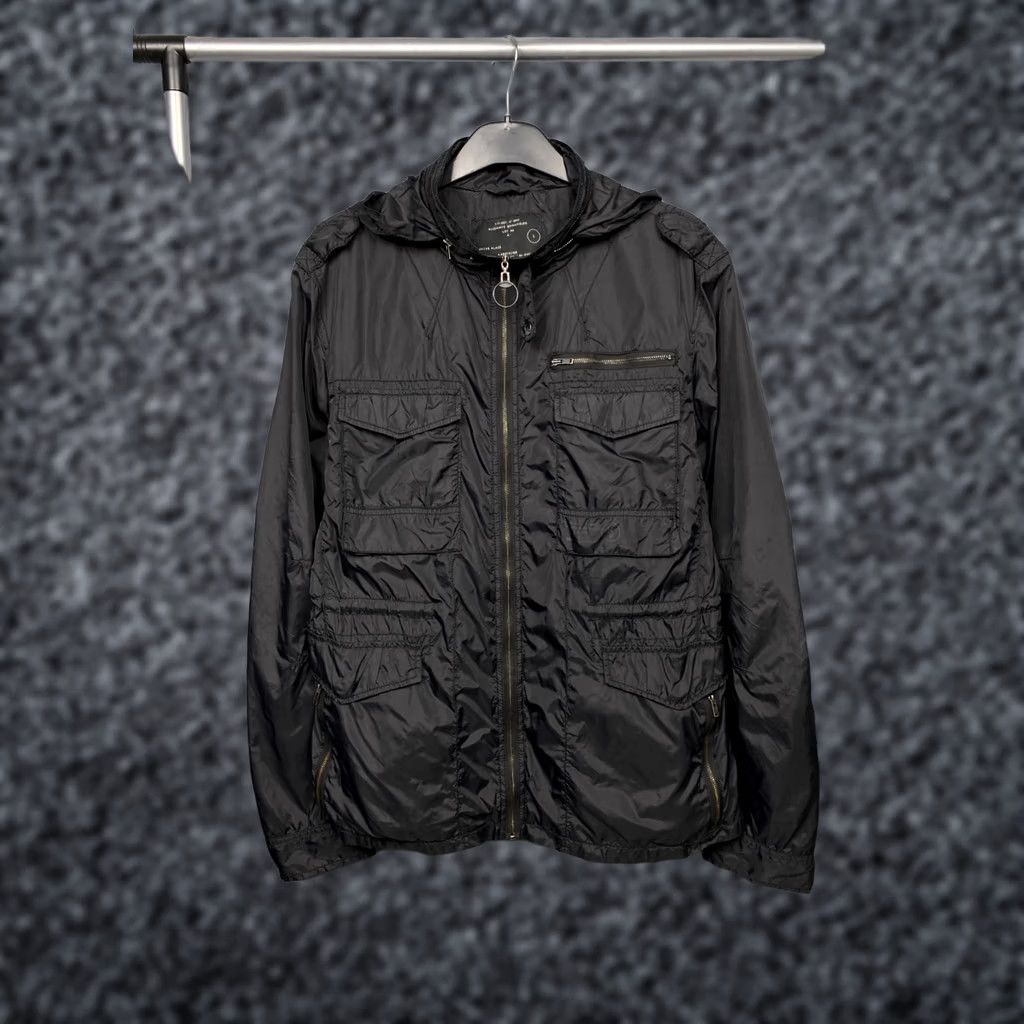 Allsaints AllSaints Vintage Mens Nylon Vacant Jacket L Black Windbreaker Jacket Mens Size US L / EU 52-54 / 3 - 1 Thumbnail