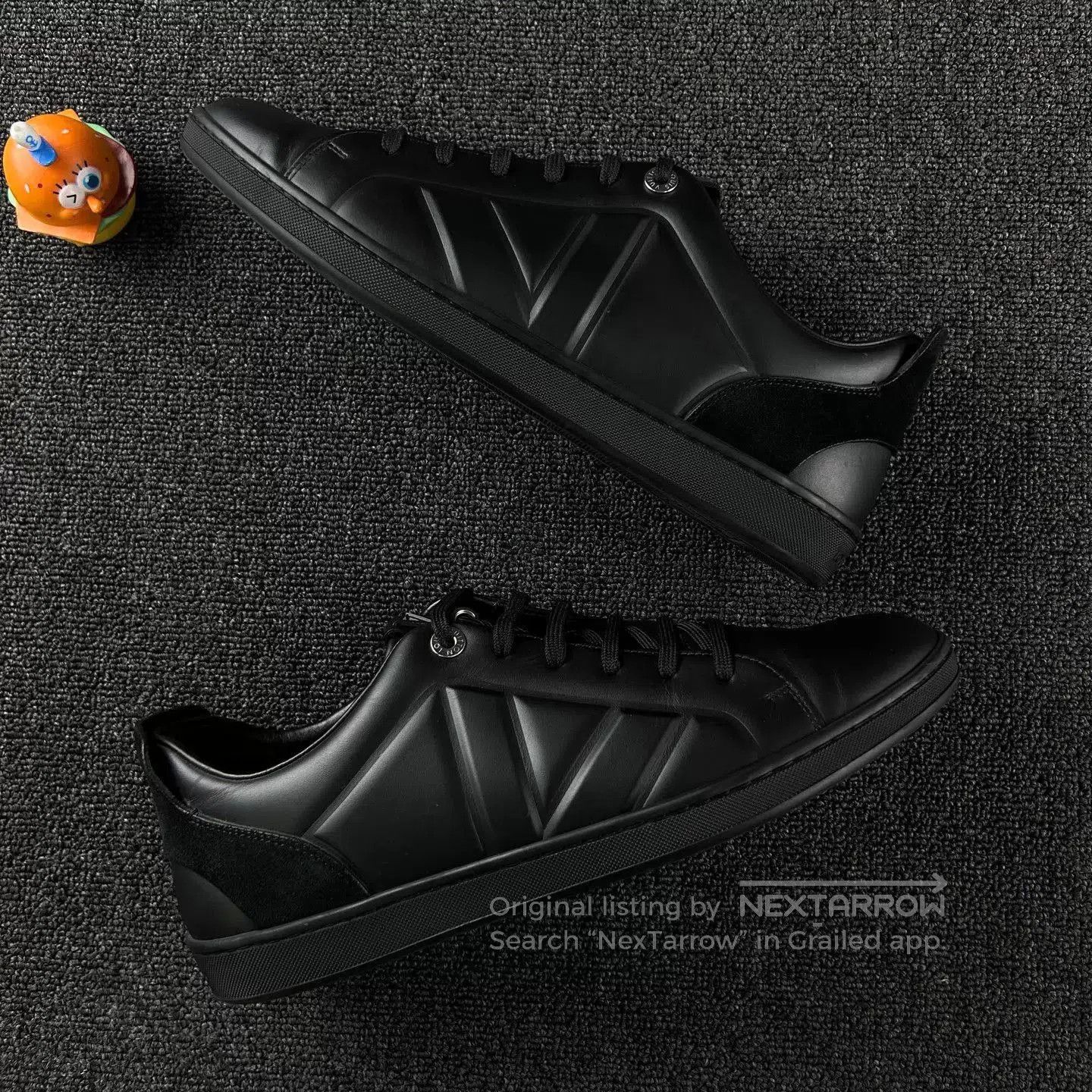Louis Vuitton Black Low. Size US 9.5 / EU 42-43 - 4 Thumbnail