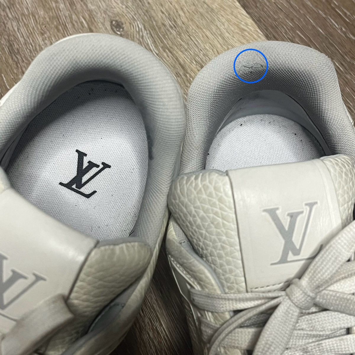 Louis Vuitton white LV trainers Size US 11 / EU 44 - 8 Thumbnail