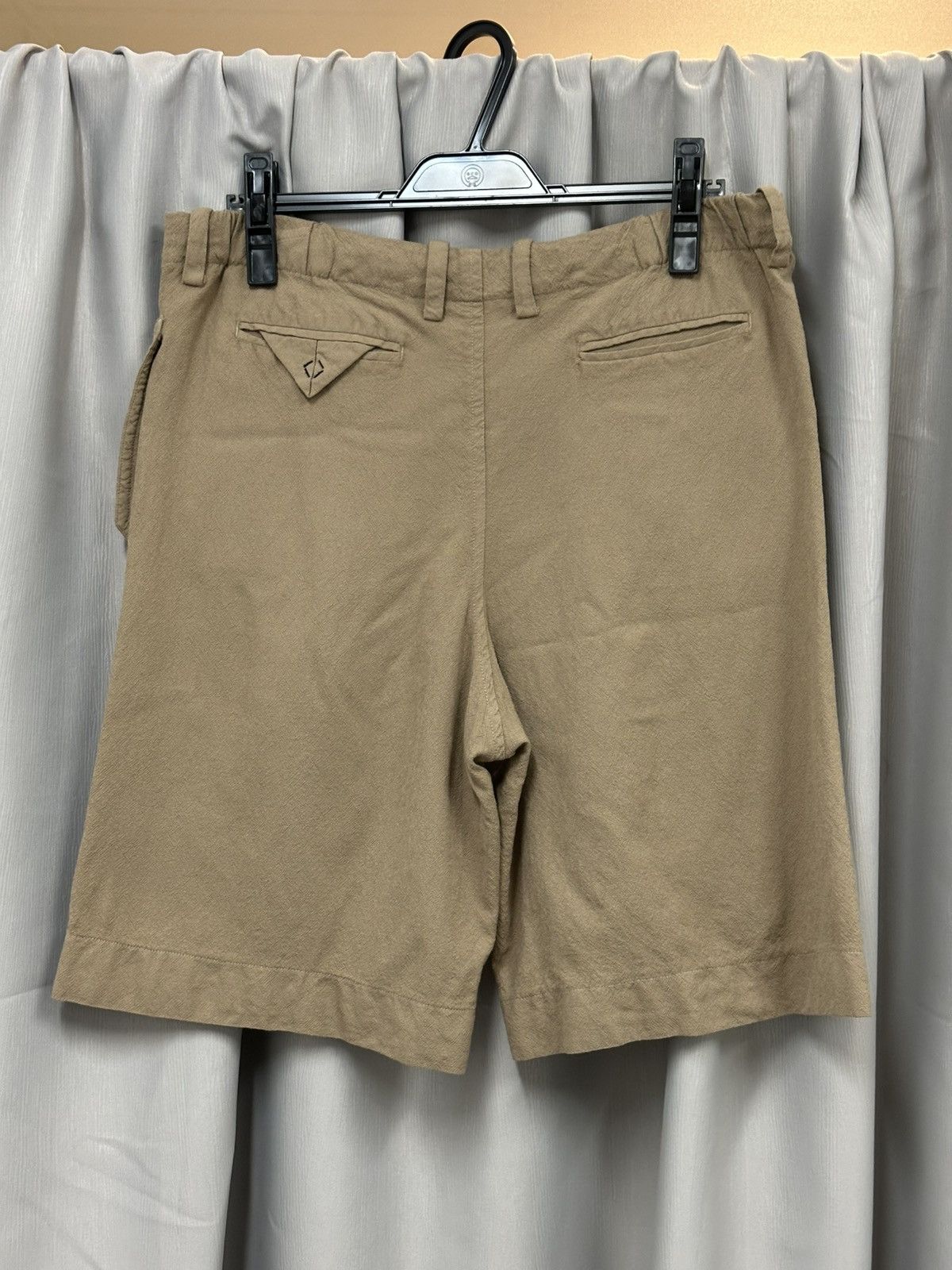 SUNSEA Sunsea N.m Oxford Royal shorts in beige light wool Size US 33 - 2 Thumbnail