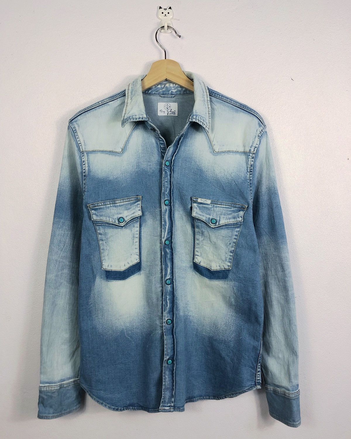 Big John Rare Big John Kurashiki Japan Western Jeans Denim Shirt Size US M / EU 48-50 / 2 - 1 Thumbnail