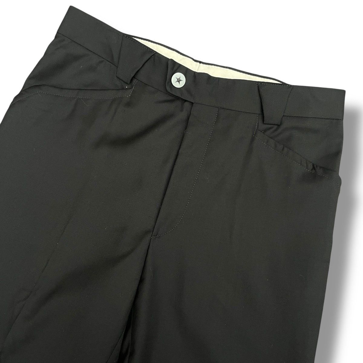 Thierry Mugler RARE Thierry Mugler Wool Long Slim-fit Trousers Black Size US 28 / EU 44 - 3 Thumbnail