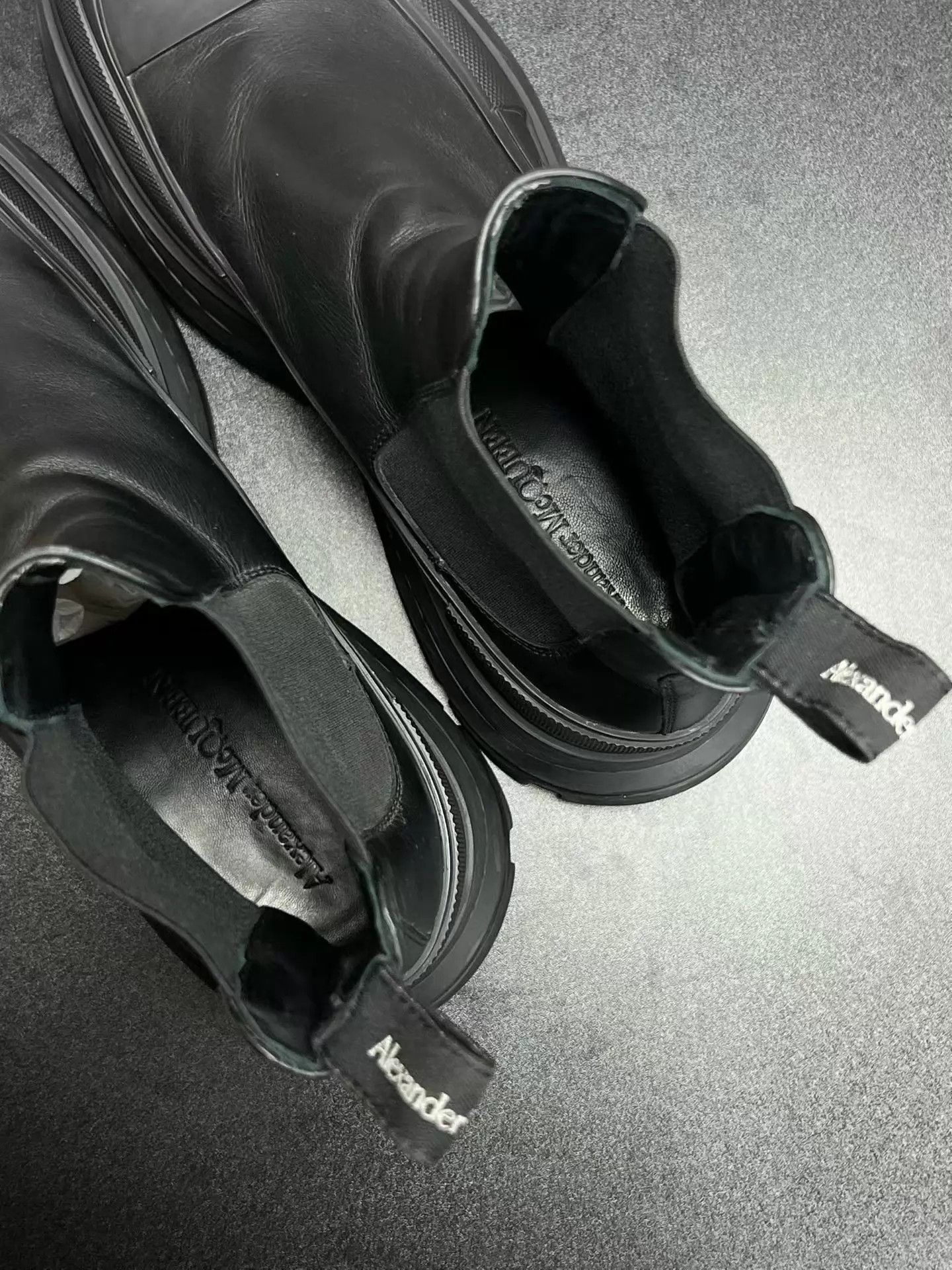 Alexander McQueen MCQ High-Top Black Chelsea Boots 44 EU Size US 11 / EU 44 - 4 Thumbnail