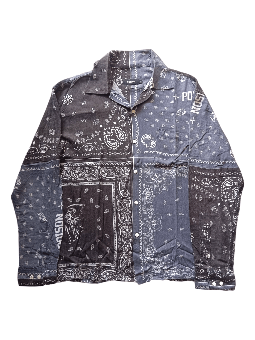 Other Bandana Paisley V shirt by Poison Size US L / EU 52-54 / 3 - 1 Thumbnail