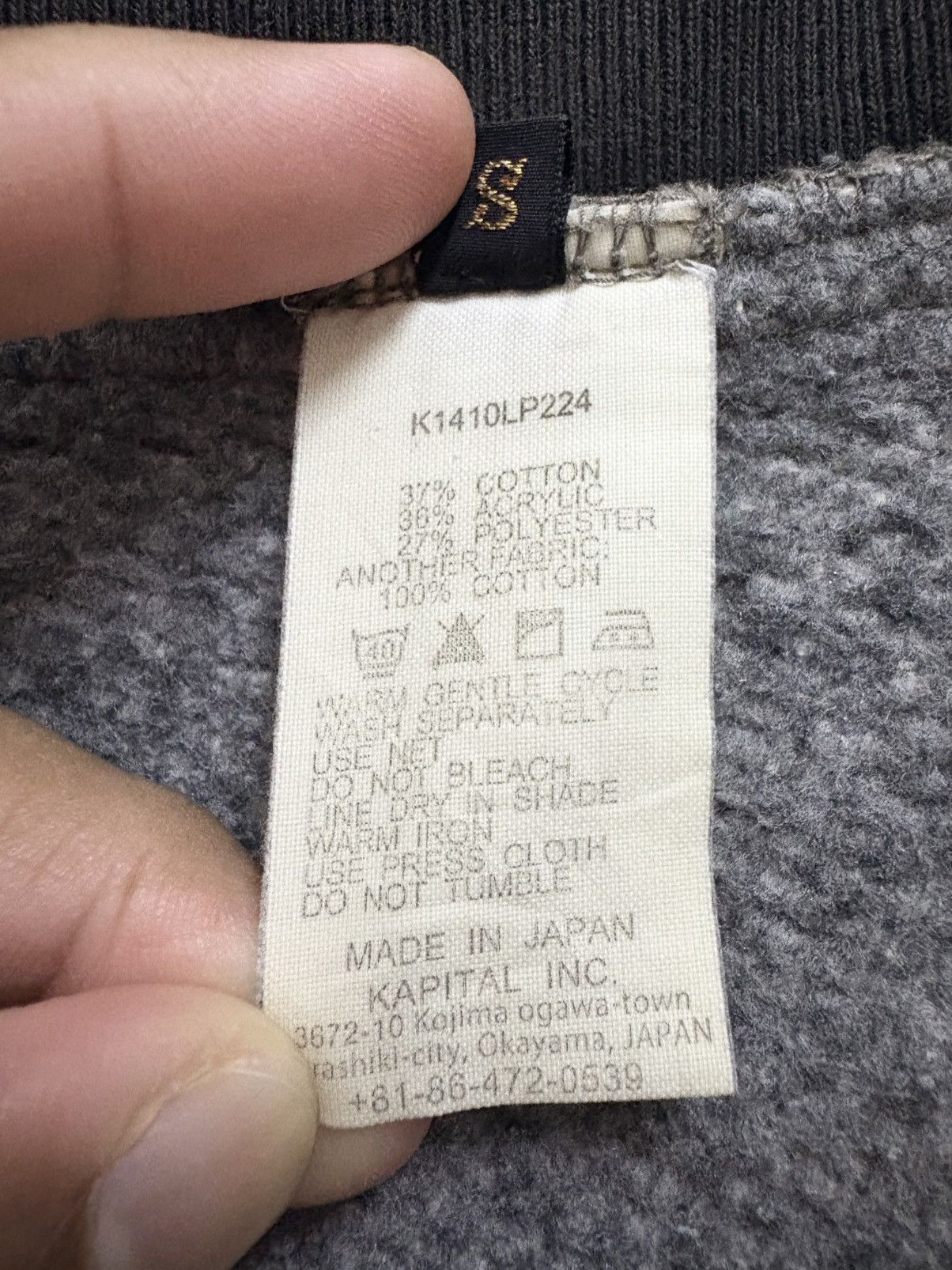 Kapital 2000's Kapital Re-worked Tactical / Custom Sweatpants Size US 28 / EU 44 - 18 Thumbnail