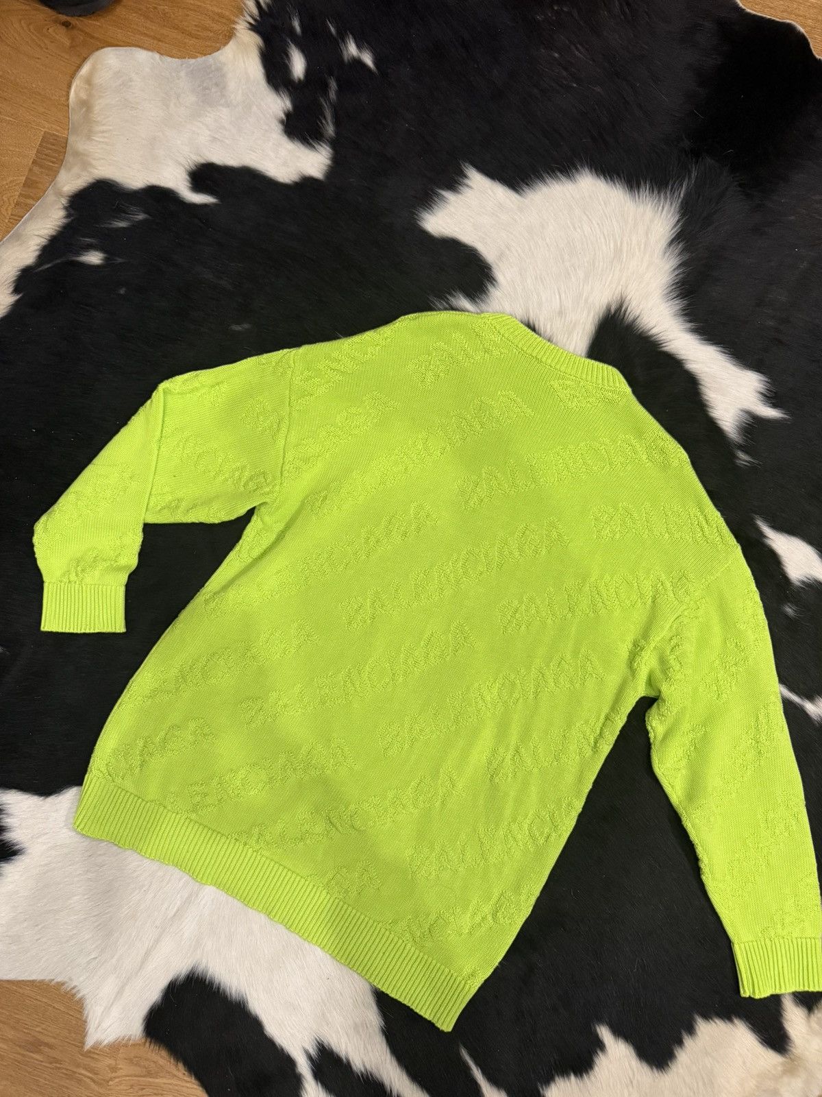 Balenciaga Oversize knitted sweater Size US S / EU 44-46 / 1 - 8 Thumbnail