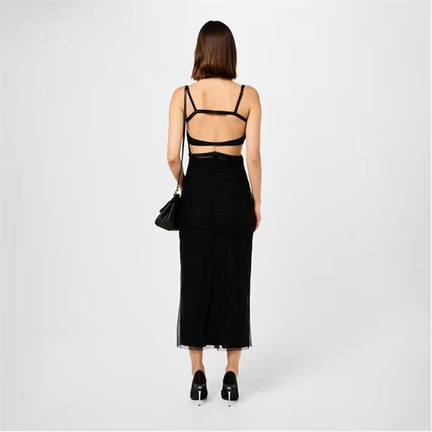 Dolce & Gabbana o1g2r1mq1024 Midi Dresses in Nero Size M / US 6-8 / IT 42-44 - 5 Thumbnail