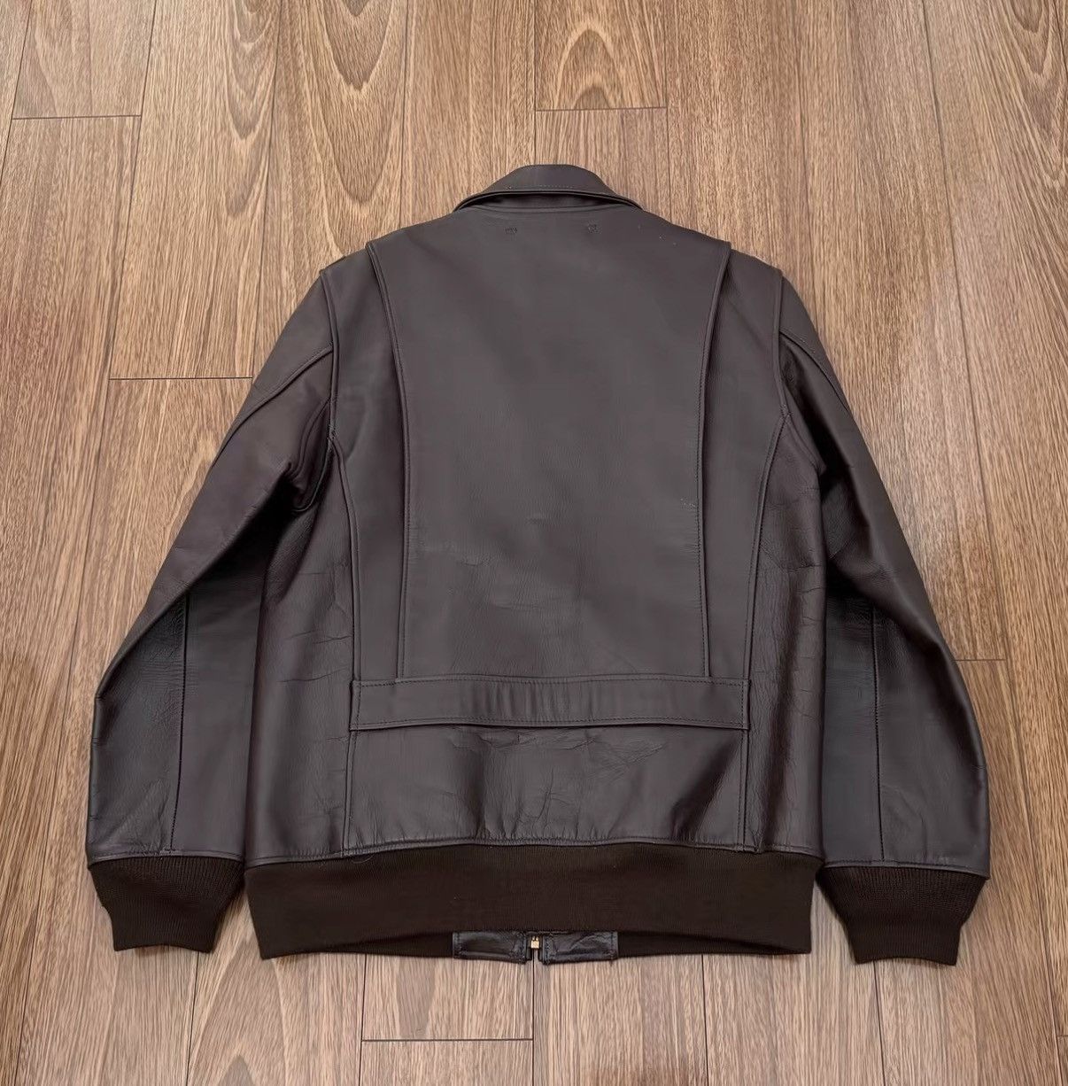 Neighborhood NEIGHBORHOOD A-2 HL JKT Horse leather jacket Size US M / EU 48-50 / 2 - 2 Thumbnail