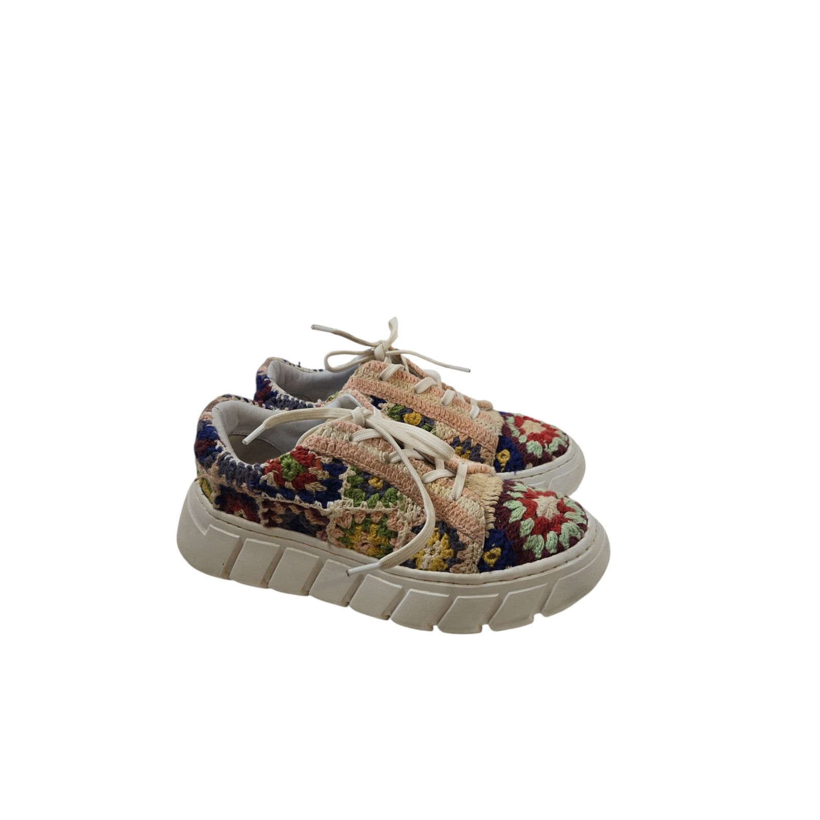 Free People Free People Crochet Platform Sneaker Size 36 Size US 6 / IT 36 - 3 Thumbnail