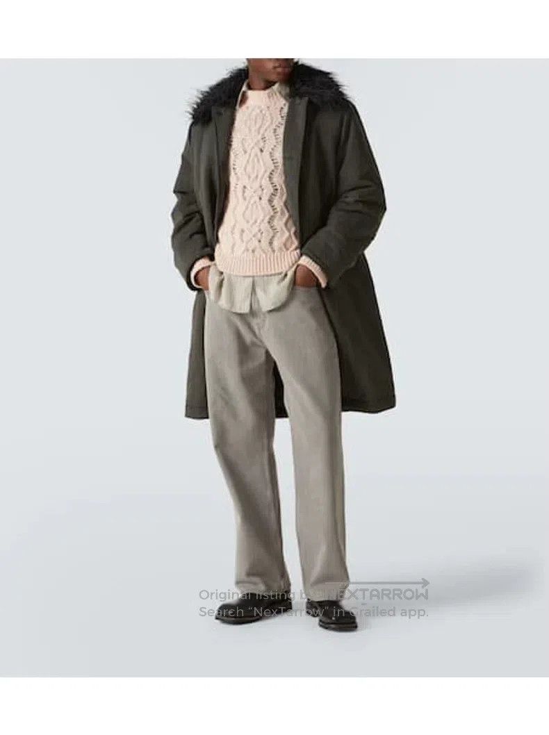 Our Legacy Our Legacy Cable Knit Round Neck Wool Sweater Size US S / EU 44-46 / 1 - 9 Thumbnail