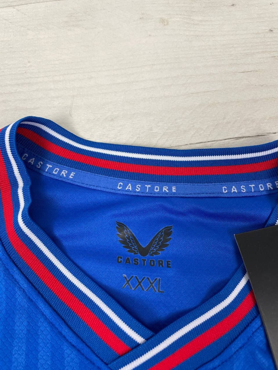 Castore NEW Castore Glasgow Rangers 2023 2024 Home Shirt Jersey Size US XXL / EU 58 / 5 - 7 Thumbnail