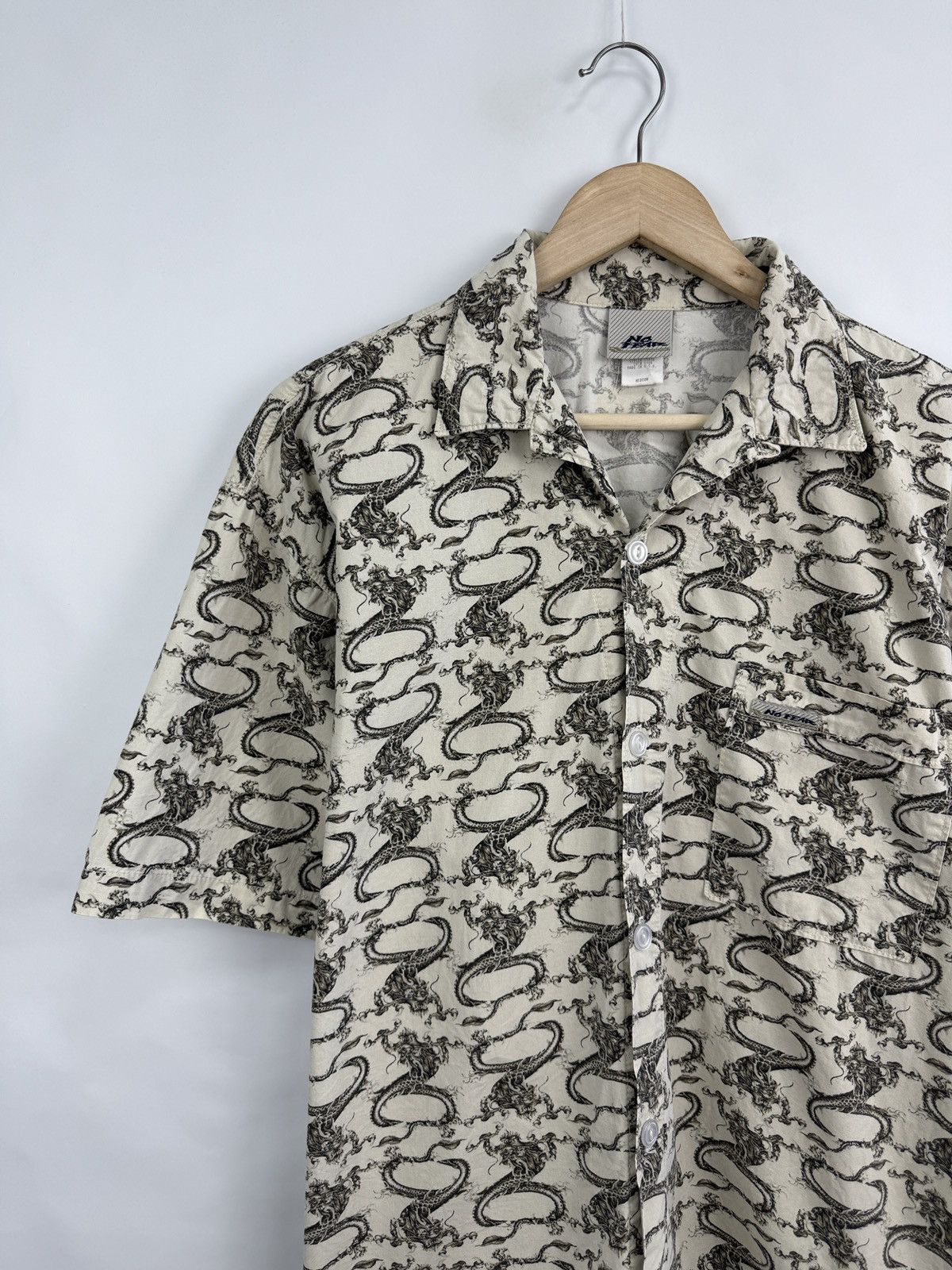 No Fear 🇺🇸 Vintage 90s No Fear Dragon Japan Shirt Made in USA Retro Size US L / EU 52-54 / 3 - 2 Thumbnail