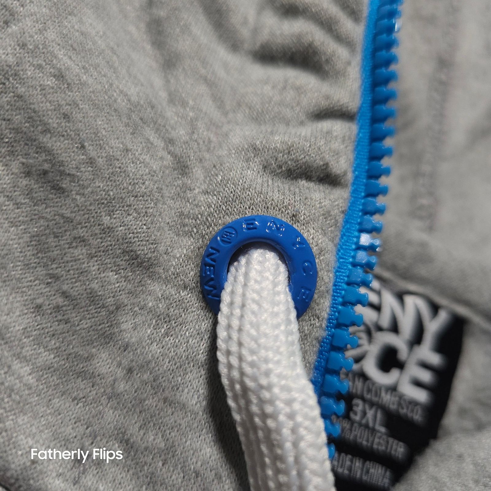 Enyce Vintage ENYCE 3XL Zip Up Hoodie Gray Blue Y2K Streetwear Size US XXL / EU 58 / 5 - 11 Thumbnail