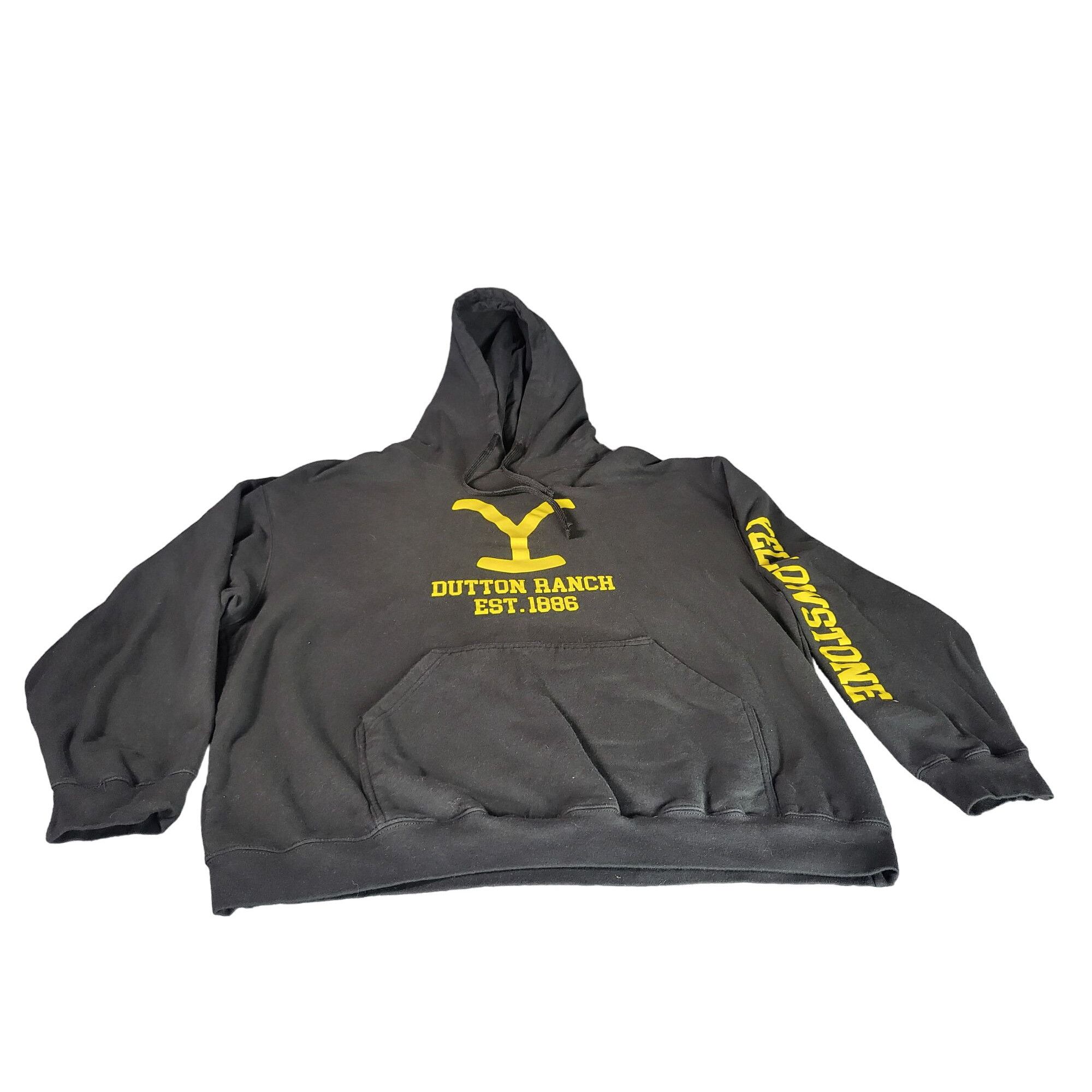 Other YELLOWSTONE Dutton Ranch Sleeve Logo Pullover Hoodie Authent Size US XXL / EU 58 / 5 - 1 Thumbnail