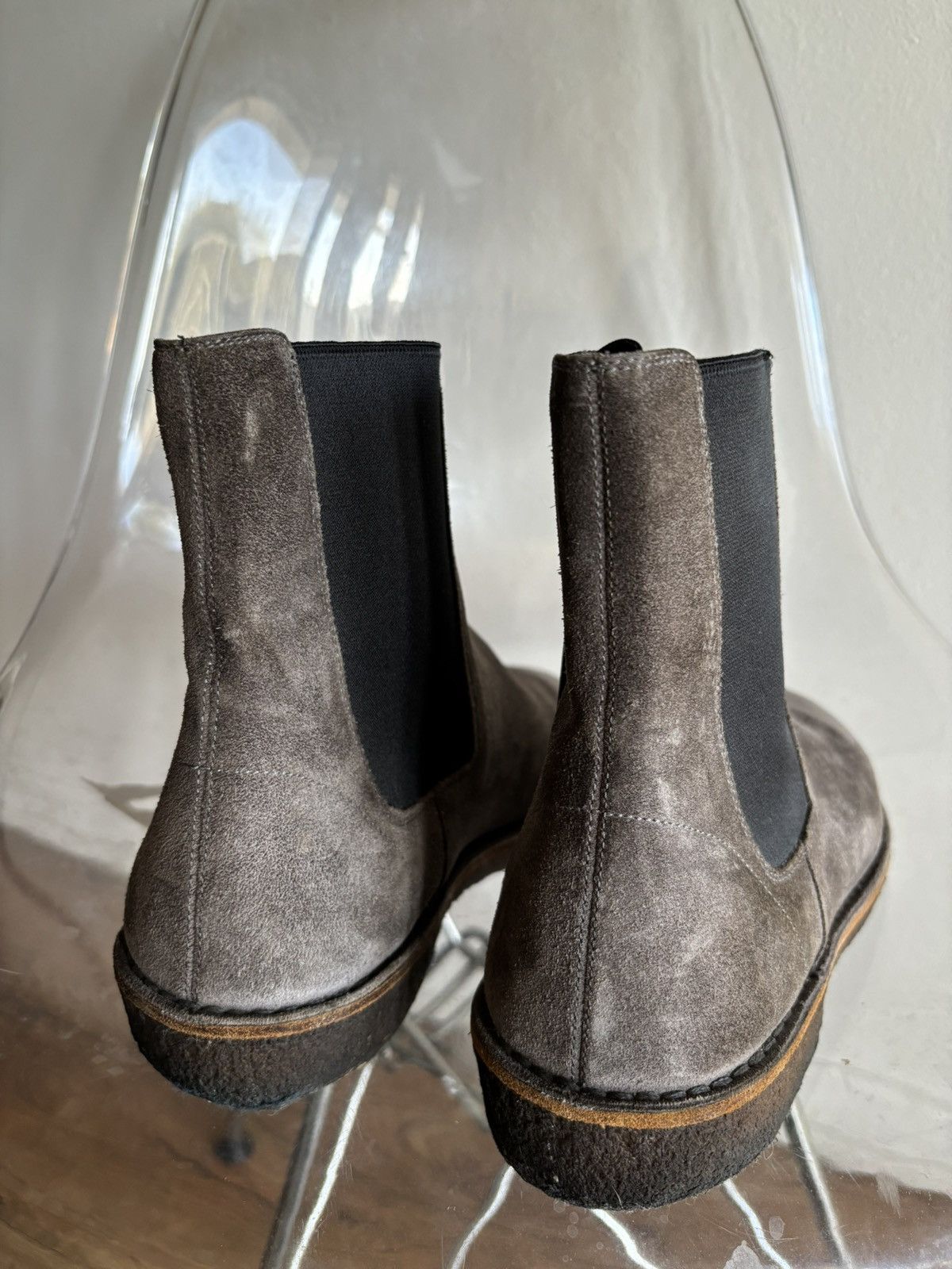 Yves Saint Laurent Gray Chelsea Size US 9 / EU 42 - 7 Thumbnail