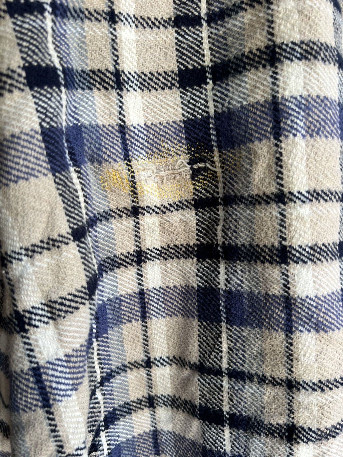 Vuja De Vuja De’ Distressed Flannel Shirt Size US XL / EU 56 / 4 - 3 Thumbnail