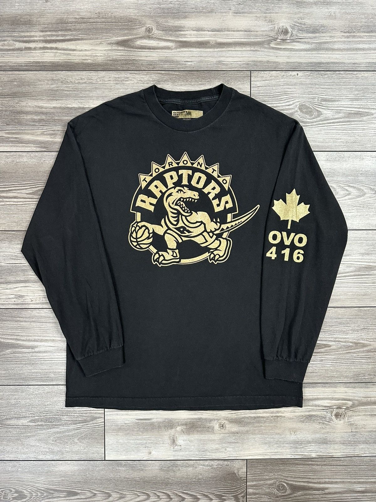 October's Very Own OVO x Toronto Raptors 2014 Drake Night Longsleeve Shirt Size US XL / EU 56 / 4 - 1 Thumbnail