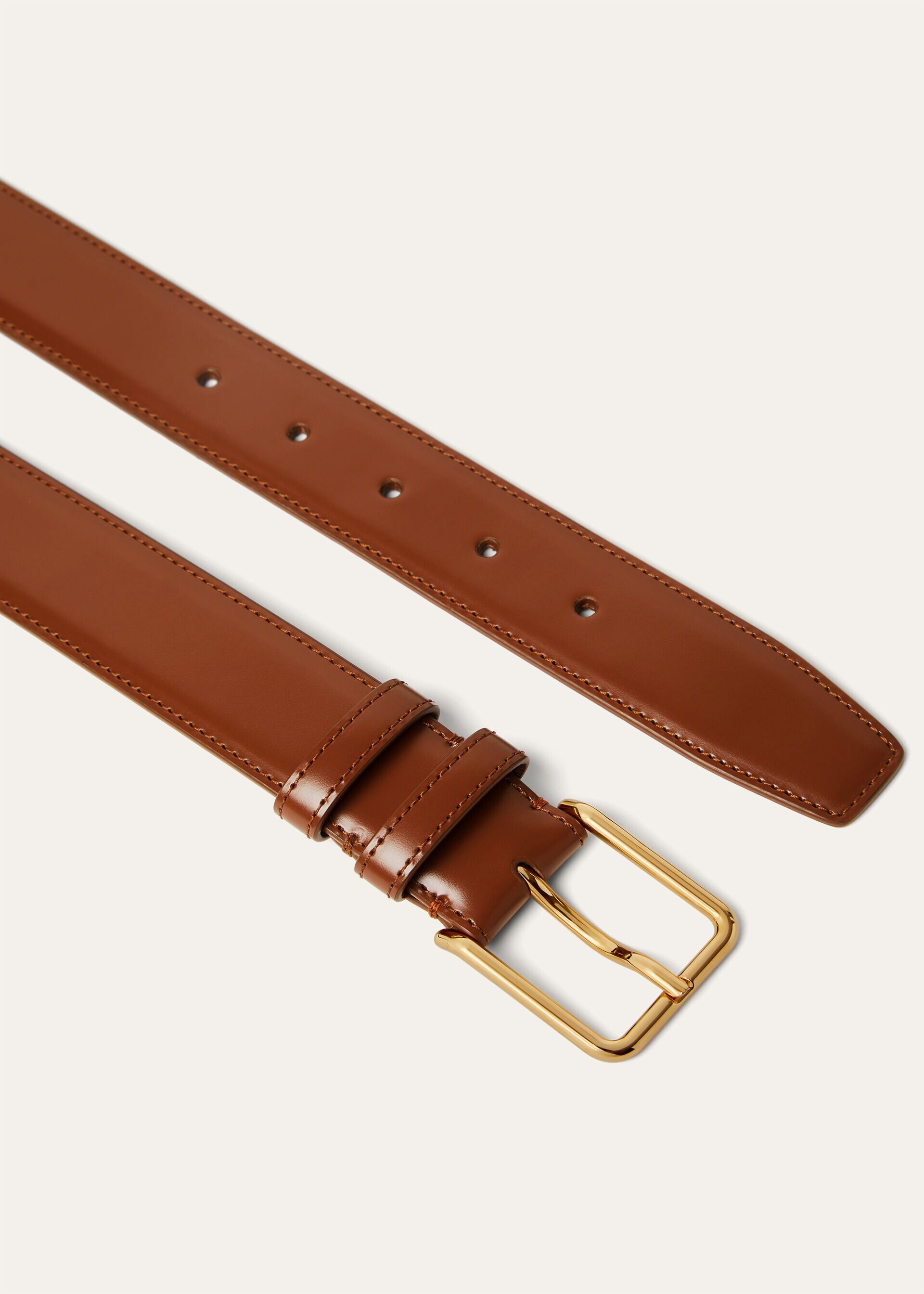 Loro Piana os11x0426 FAR1388 Size: OS / Mayfair Belt in Cocoa Bean Size ONE SIZE - 2 Thumbnail