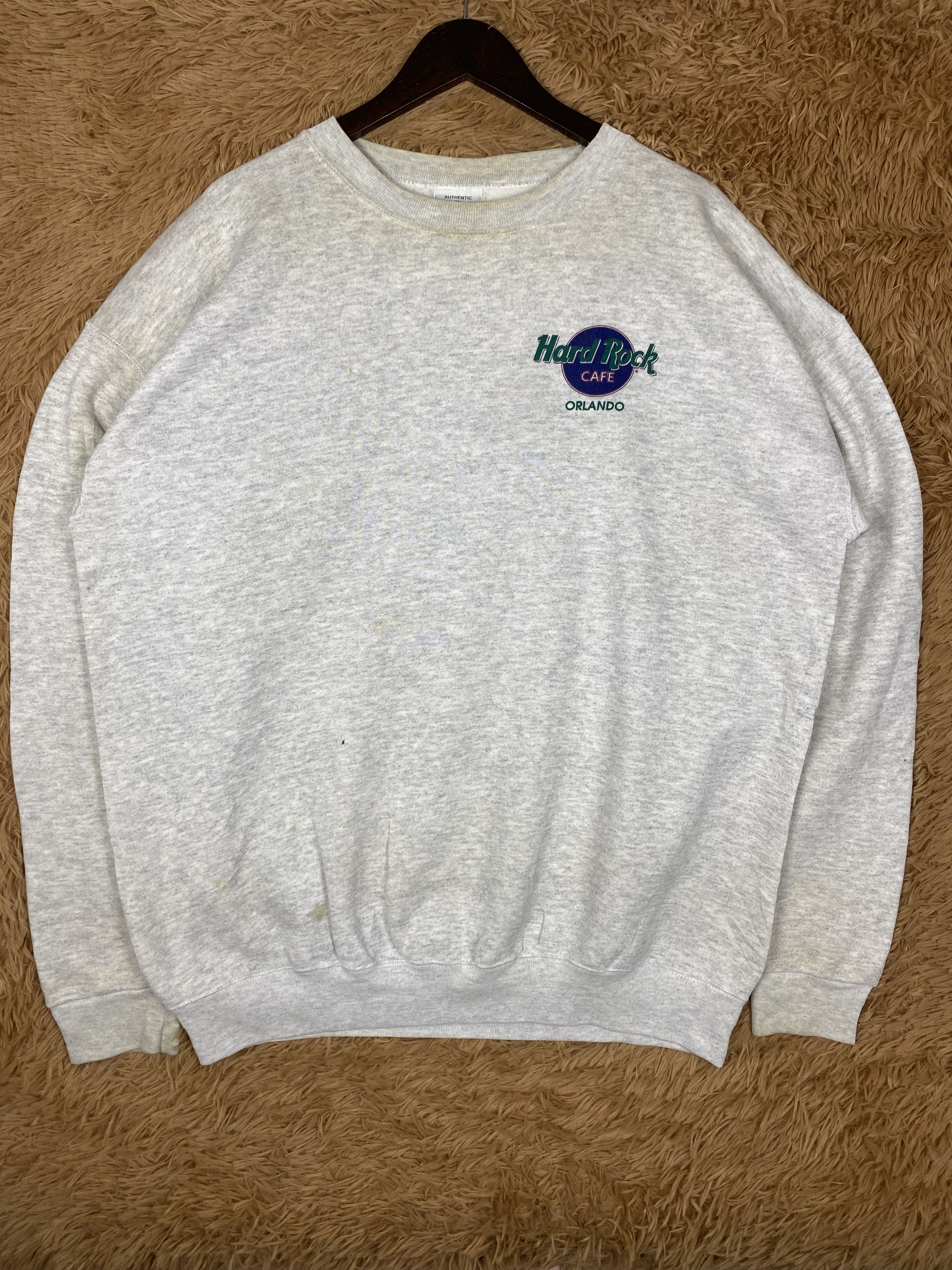 Hard Rock Cafe × Vintage Vintage Hard Rock Cafe Sweatshirts PS0257 Size US XL / EU 56 / 4 - 1 Thumbnail