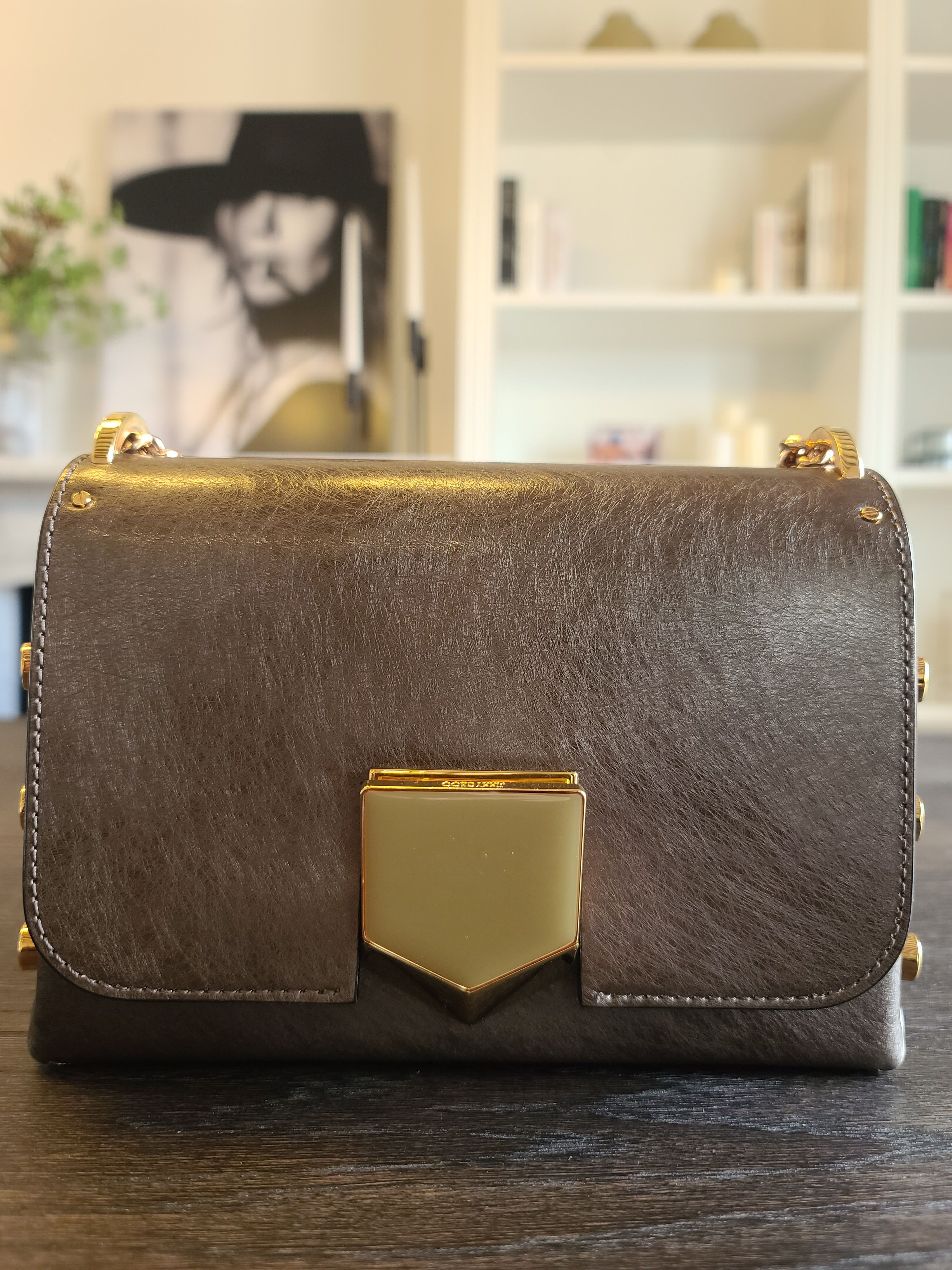Jimmy Choo Small Lockett Bag in Paloma