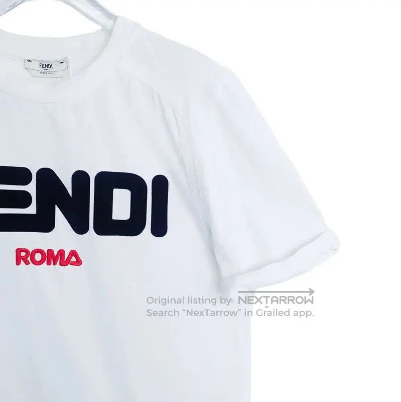 Fendi Fendi White Cotton Women's T-Shirt . Size S / US 4 / IT 40 - 3 Thumbnail