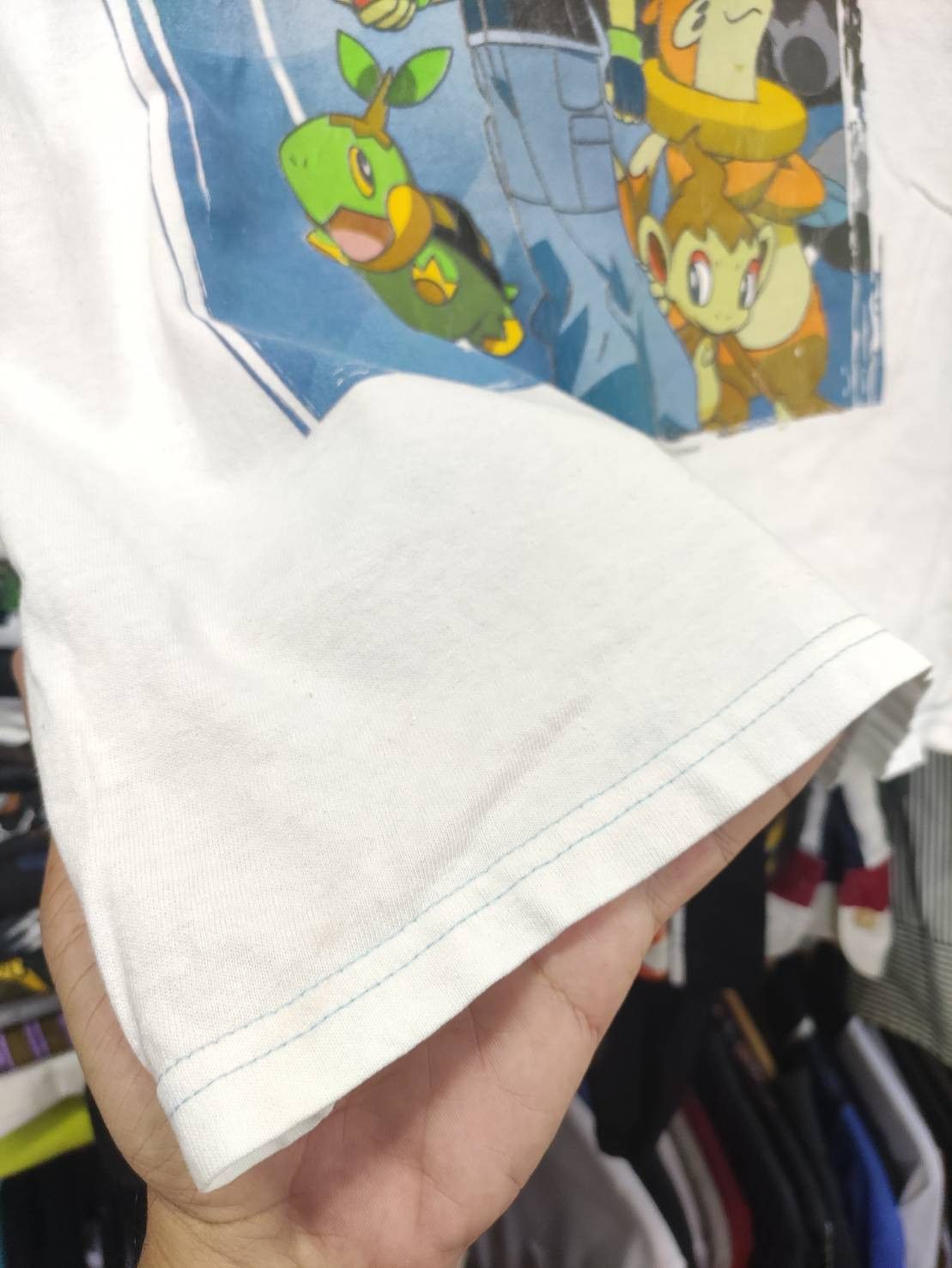 Giant Vtg 00's Pokemon Trainer Pikachu Nintedo Promo T-Shirt Size US M / EU 48-50 / 2 - 10 Thumbnail