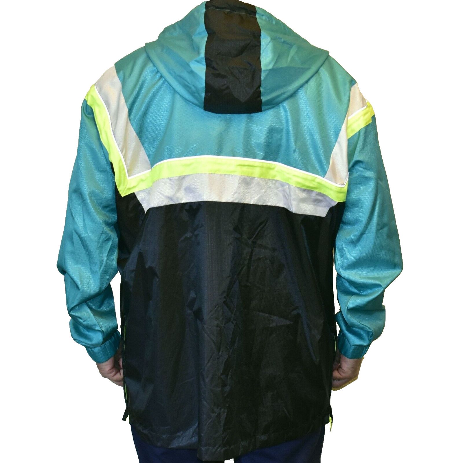 Adidas ADIDAS Originals BR8 Shock Green Windbreaker Jacket XL $120 Size US XL / EU 56 / 4 - 3 Thumbnail