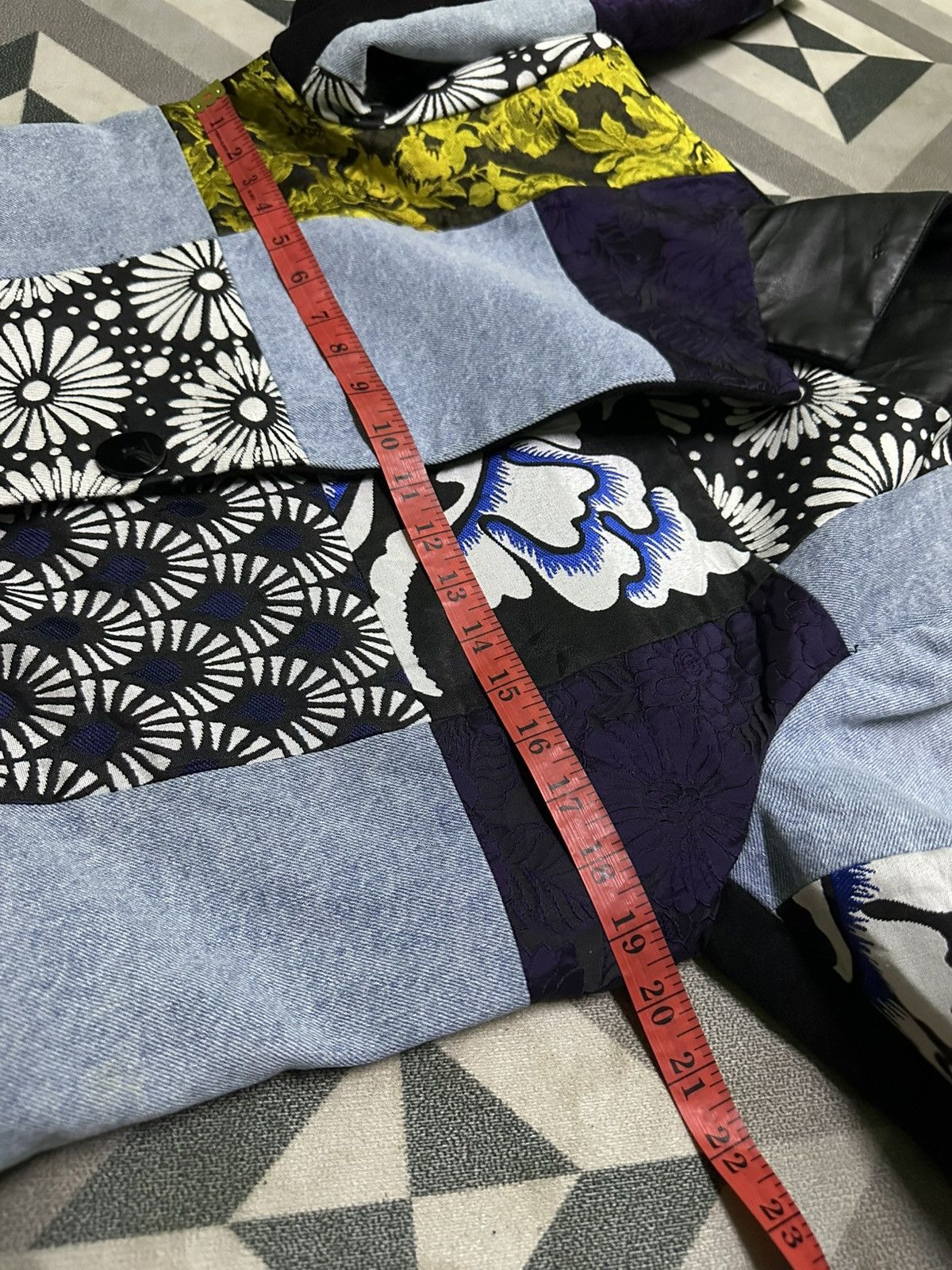 Japanese Brand Desigual patchwork long jacket Size M / US 6-8 / IT 42-44 - 10 Thumbnail