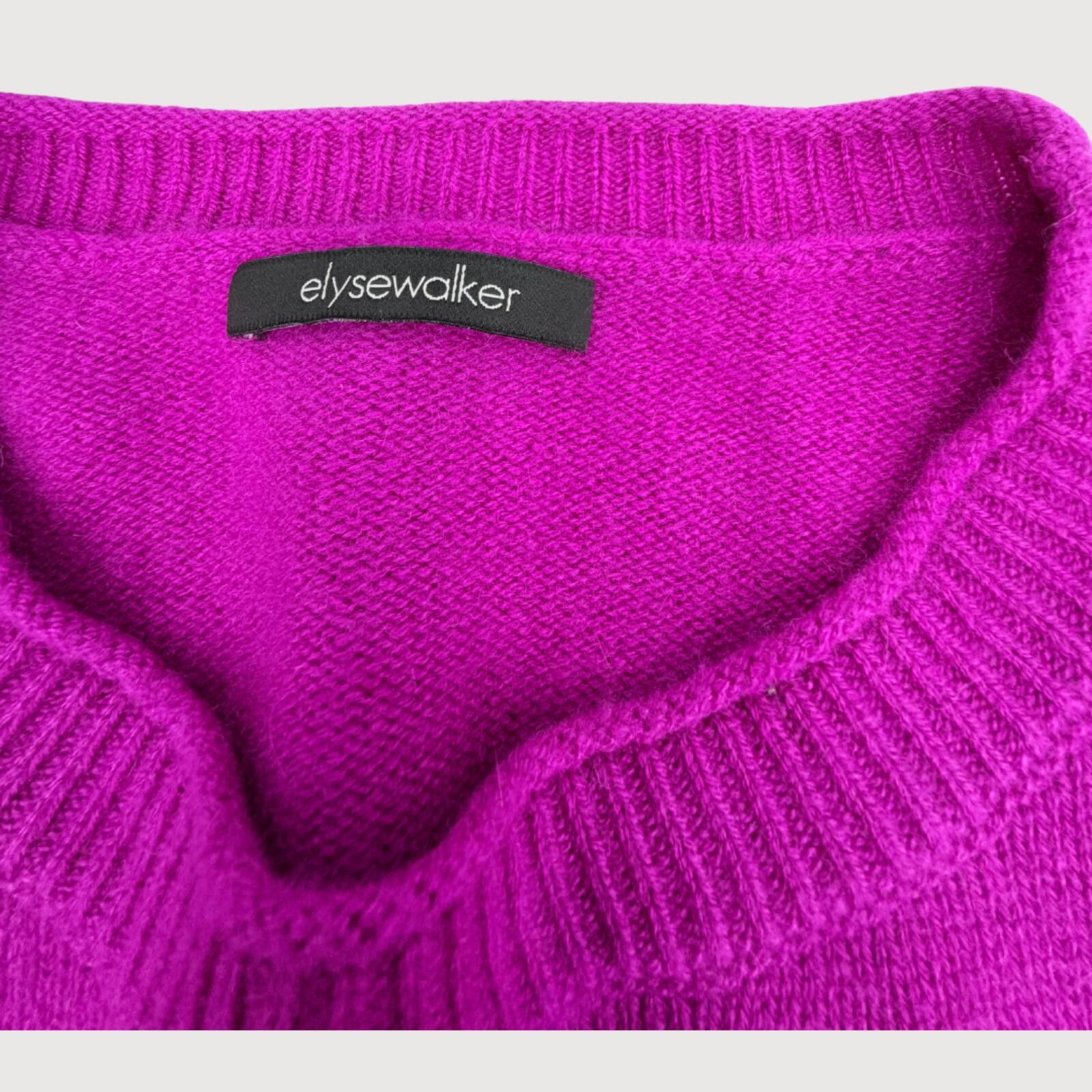 Other Elyse Walker Cashmere Sweater Crewneck Fuchsia M Size M / US 6-8 / IT 42-44 - 4 Thumbnail