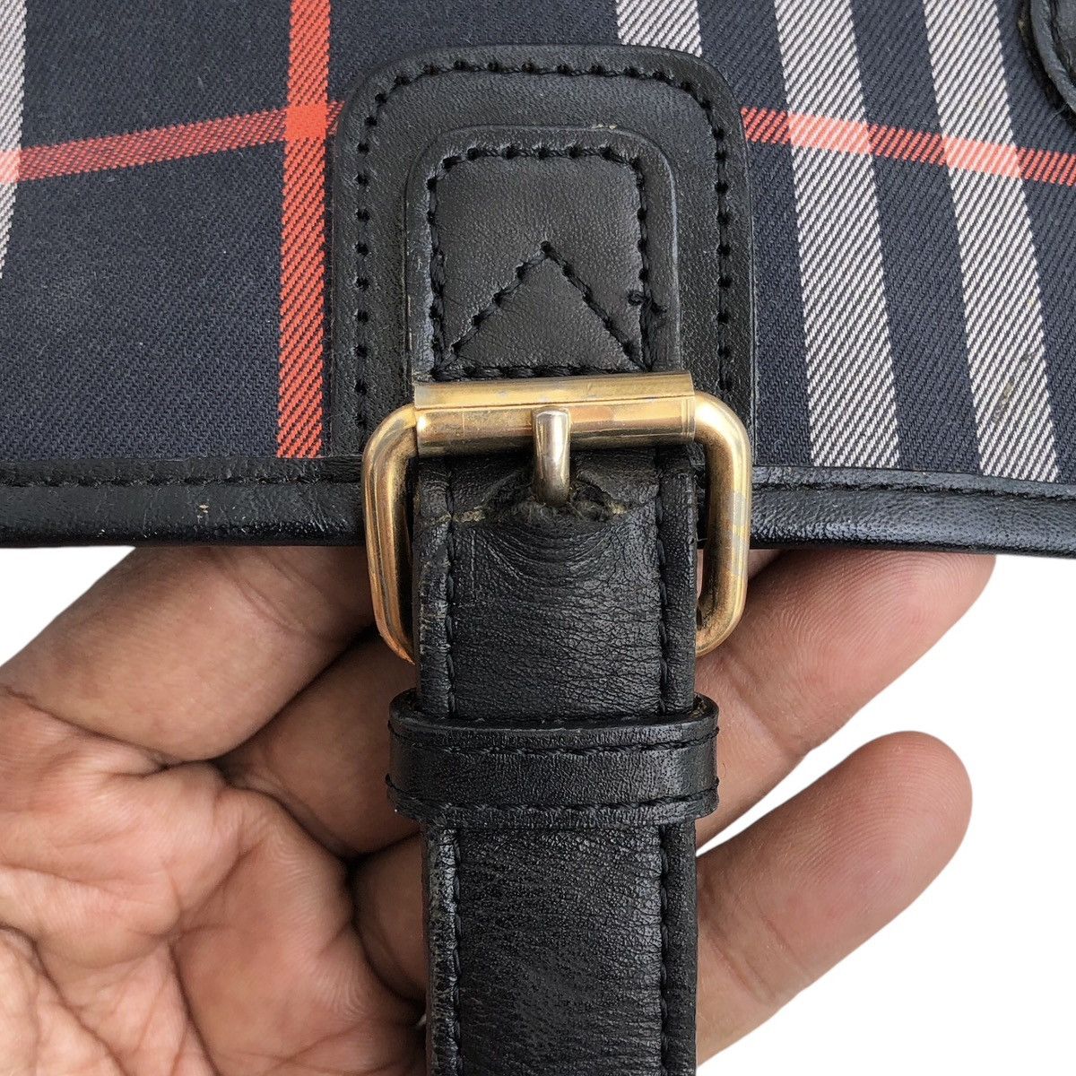 Burberry Burberrys Checked Novacheck Documents Bag Size ONE SIZE - 18 Thumbnail