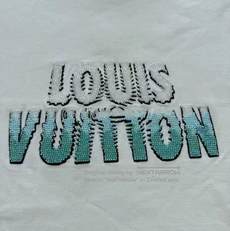 Louis Vuitton Louis Vuitton White Cotton T. Size L / US 10 / IT 46 - 4 Thumbnail