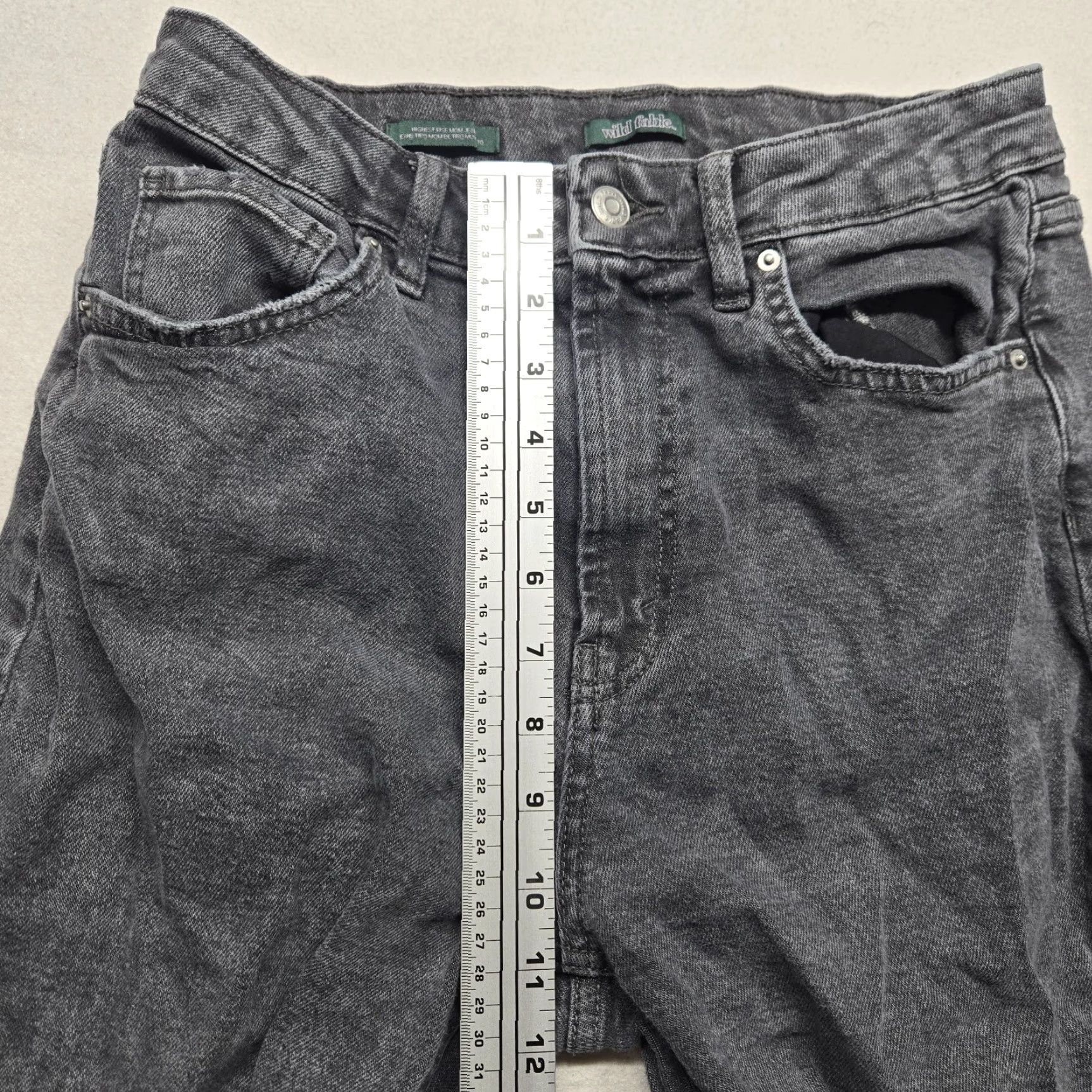 Vintage Wild Fable Jeans Black High Rise Skinny 8 Women's Distressed 5-Pocket Denim Pants Adult Regular Denim Pants Black Womens 8 Size 30" / US 8 / IT 44 - 7 Thumbnail