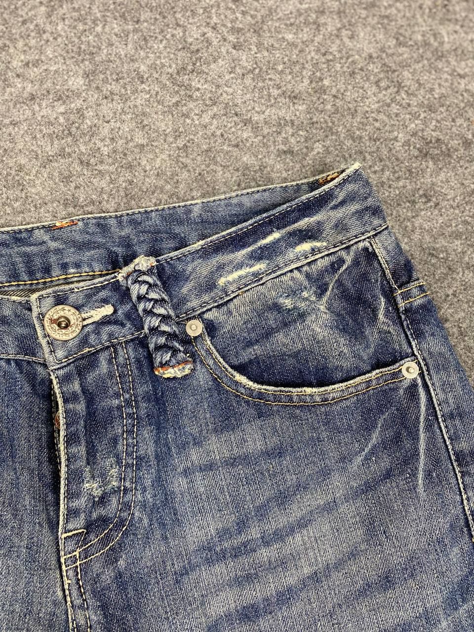 Japanese Brand vintage japanese brands distressed patchwork denim Size 30" / US 8 / IT 44 - 9 Thumbnail