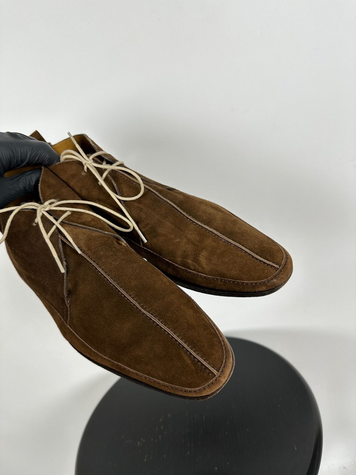 Vintage Yves Saint Laurent Rive Gauche by Tom Ford Desert Boots Size US 10.5 / EU 43-44 - 12 Thumbnail